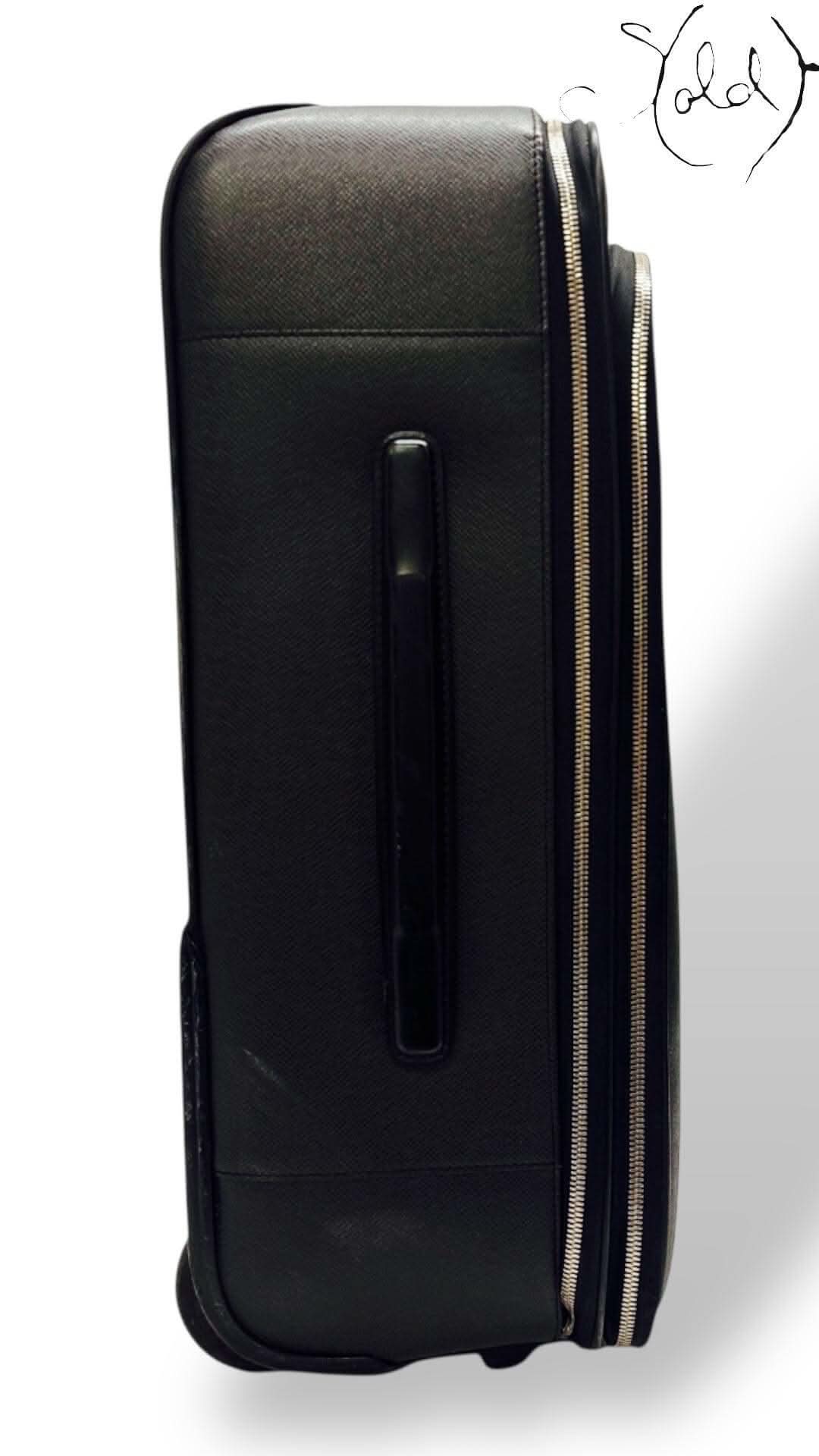 Louis Vuitton Pegase Légère 55 – Black Taiga Leather | Sold Attire - Sold Attire