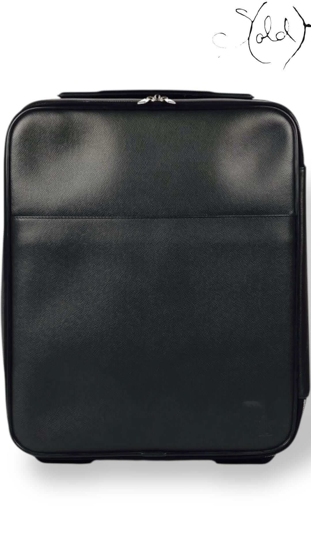 Louis Vuitton Pegase Légère 55 – Black Taiga Leather | Sold Attire - Sold Attire