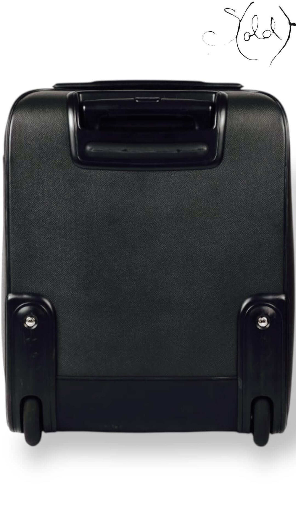 Louis Vuitton Pegase Légère 55 – Black Taiga Leather, Interior view | Sold Attire