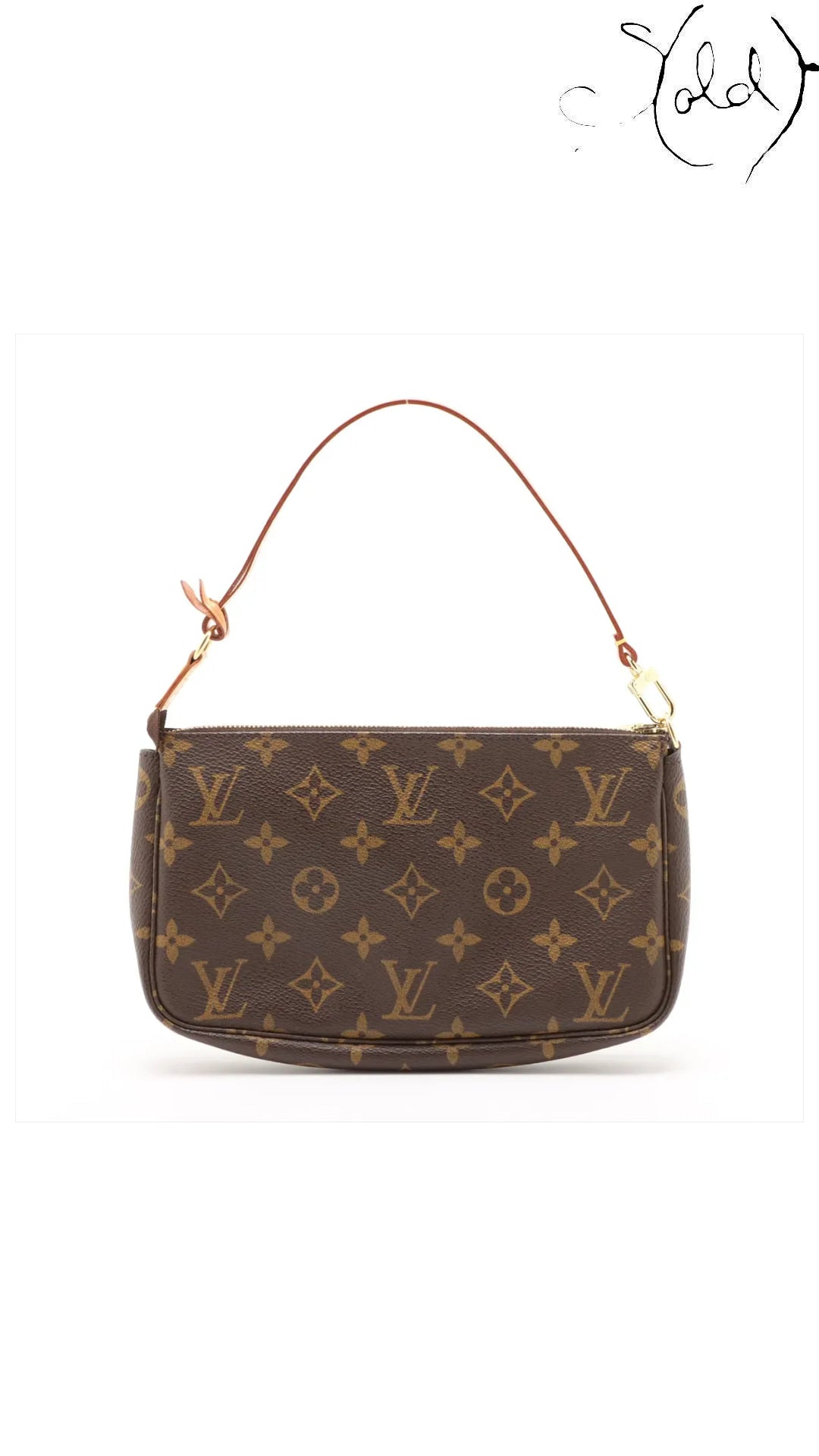 louis vuitton pochette ar1012, full view
