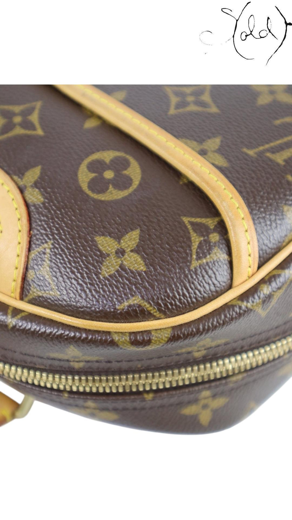 Louis Vuitton Trouville Monogram Canvas Bag 2004, Detail view | Sold Attire