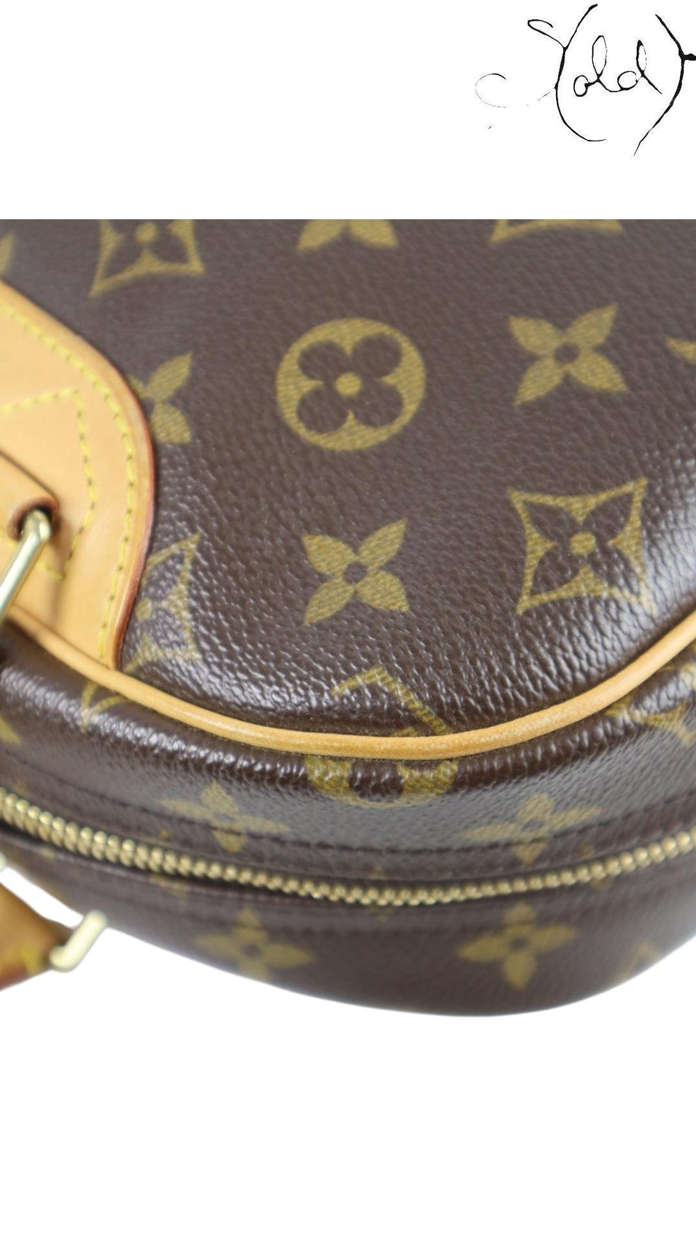 Louis Vuitton Trouville Monogram Canvas Bag 2004, Close-up | Sold Attire
