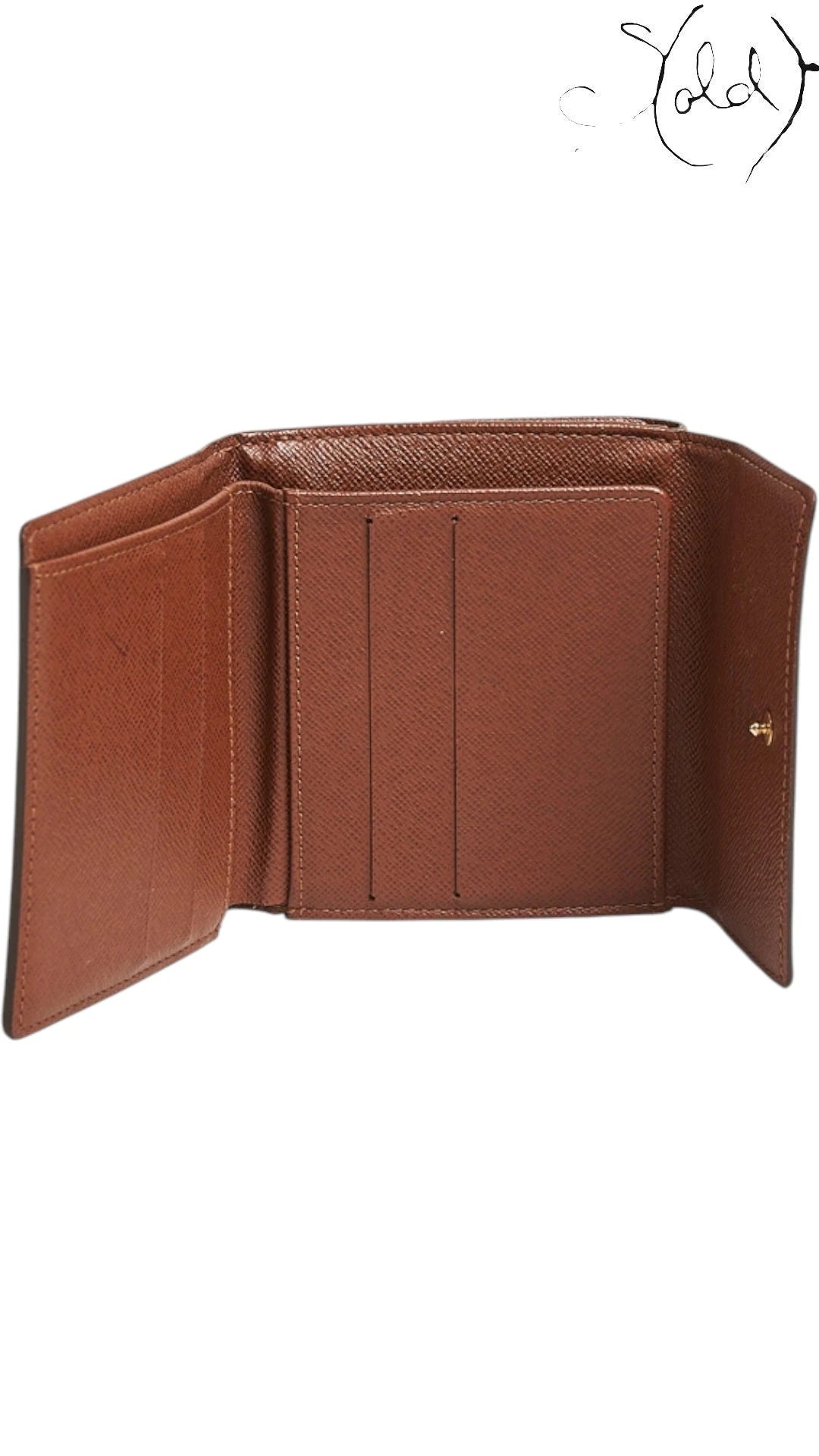 Louis Vuitton Monogram Elise Wallet – Compact Tri-Fold, Detail view | Sold Attire