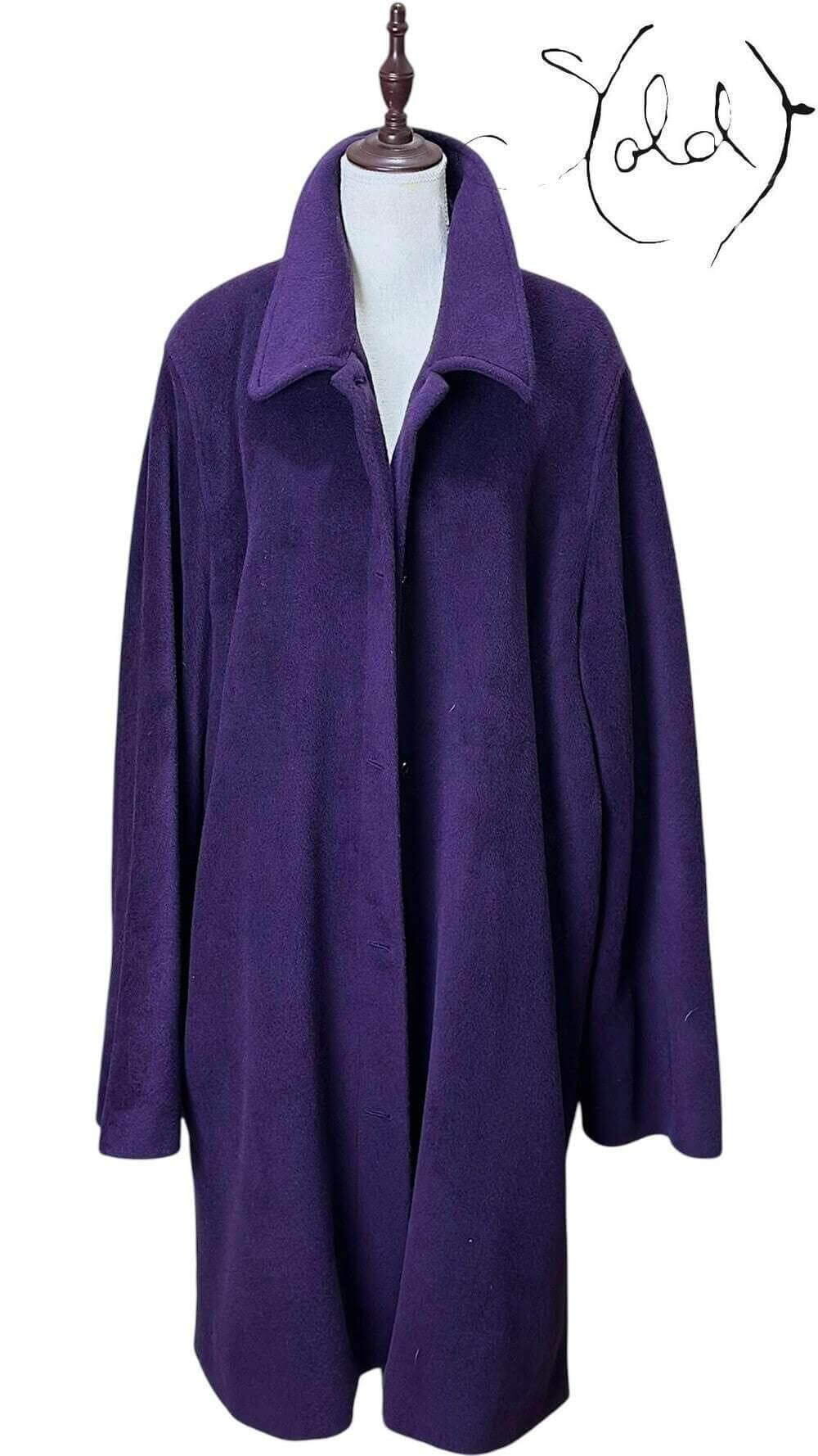 Marina Rinaldi Lana Wool Coat, Detail view | Sold Attire