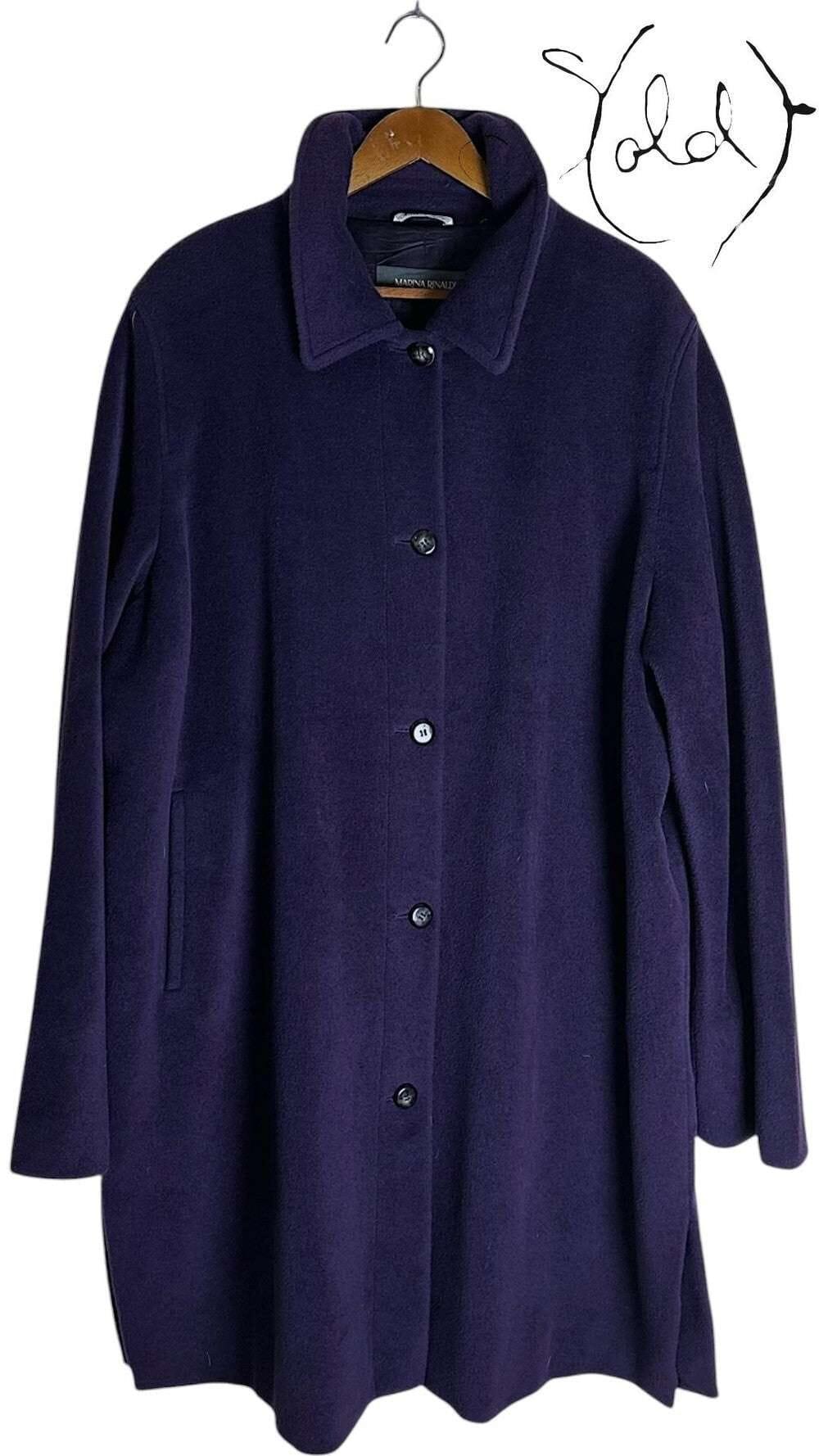 Marina Rinaldi Lana Wool Coat — Authenticated Pre-Owned | Sold Attire