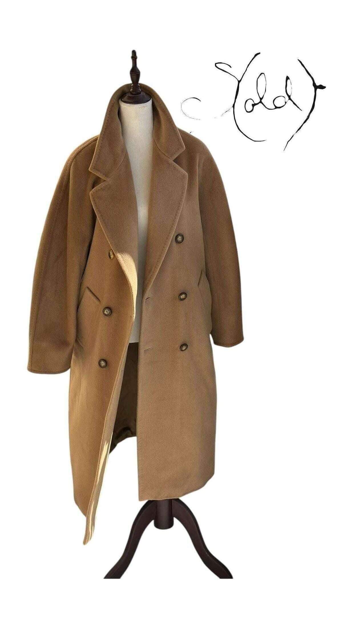 Max Mara Camel Over Coat – Effortlessly Chic, Interior view | Sold Attire