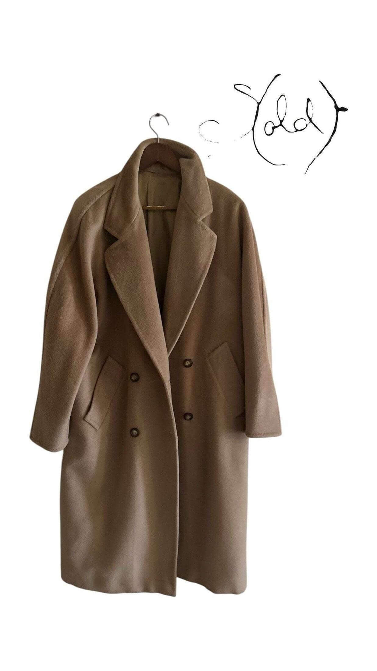 Max Mara Camel Over Coat – Effortlessly Chic — Authenticated Pre-Owned | Sold Attire