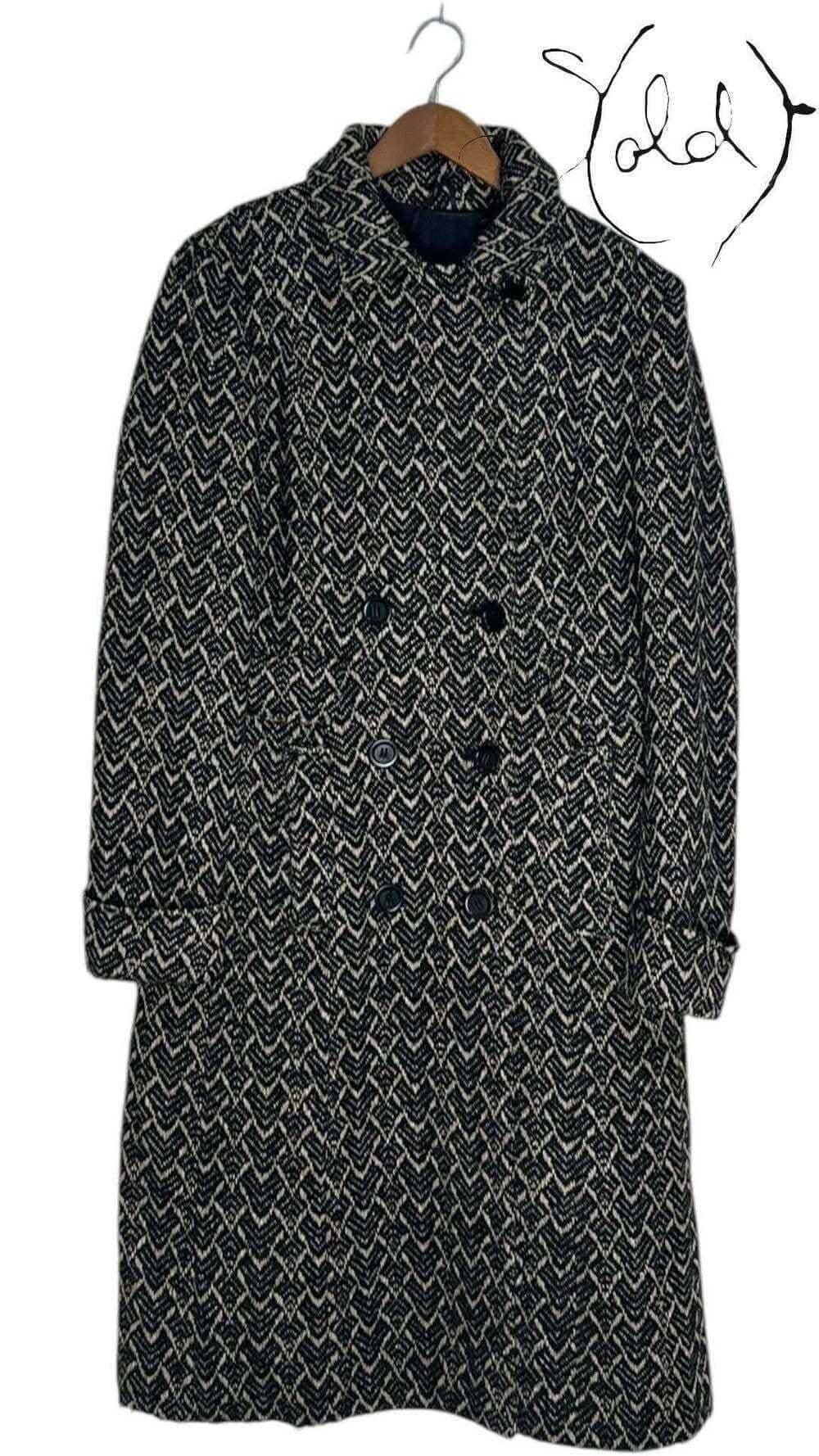 Max Mara Herringbone Wool Coat – Understated Elegance | Sold Attire