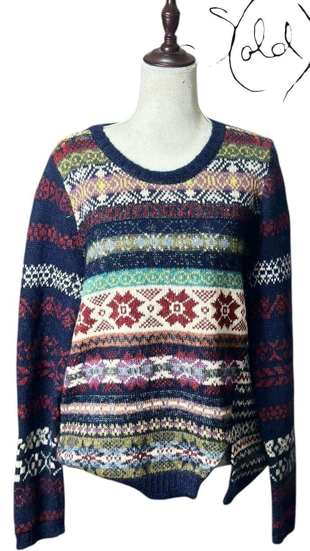 MaxMara Fair Isle Wool Sweater – The Cosy Classic, Interior view | Sold Attire