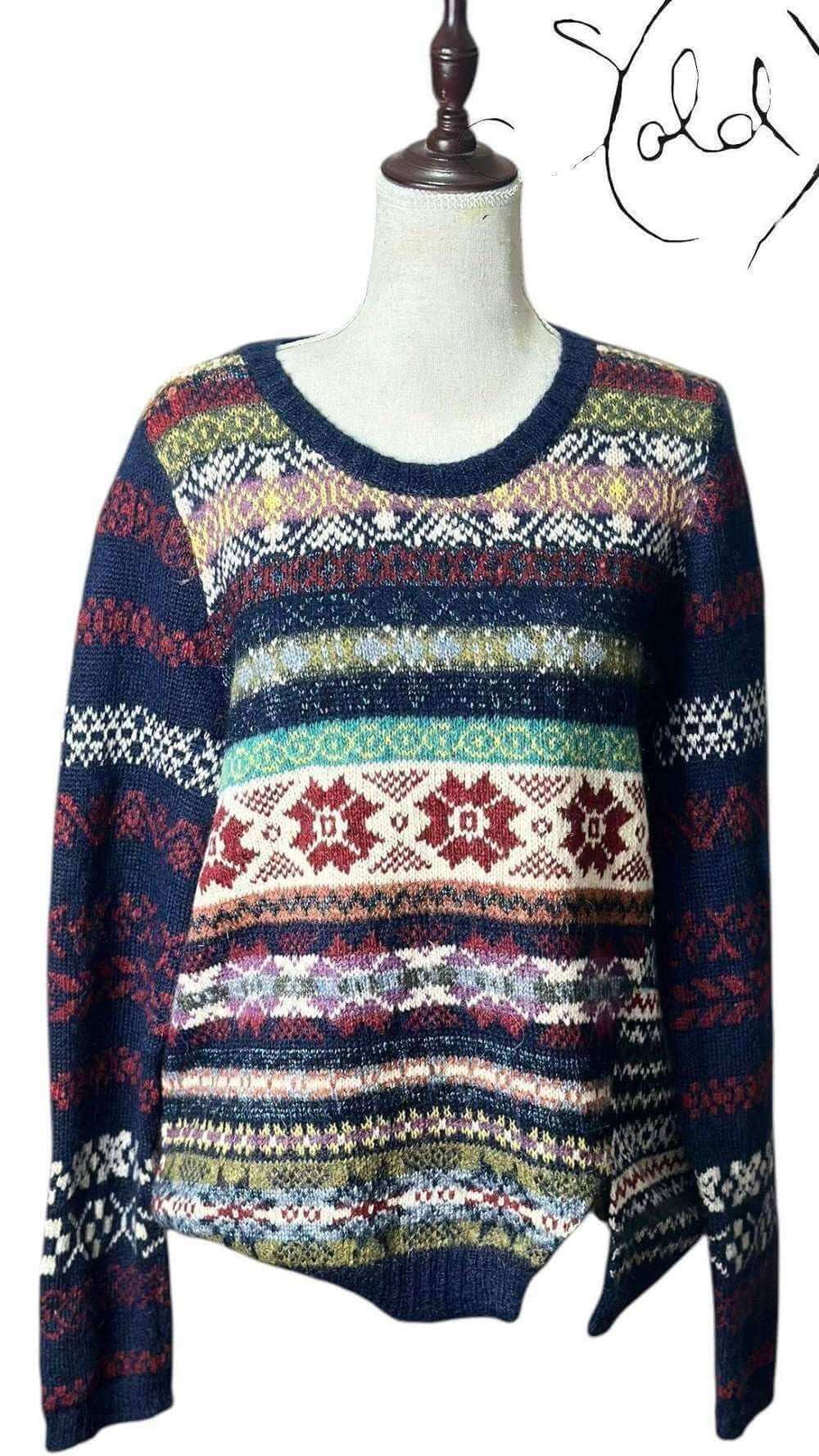 MaxMara Fair Isle Wool Sweater – The Cosy Classic, Detail view | Sold Attire