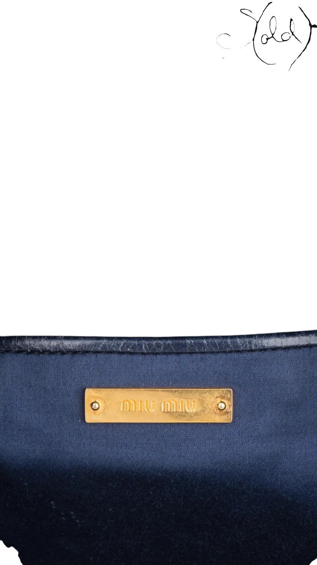 Miu Miu Black Vitello Lux Satchel, Side view | Sold Attire