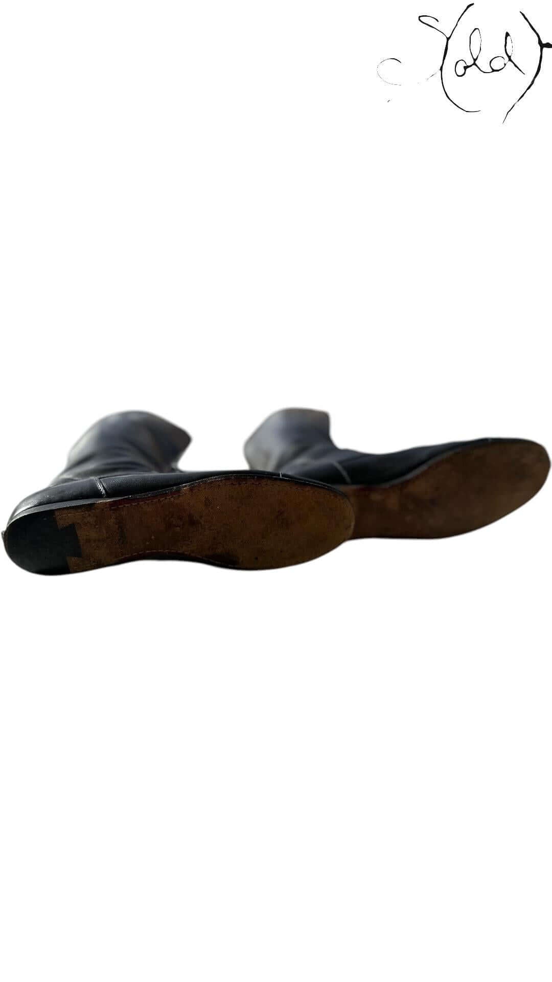Miu Miu Leather Riding Boots – Equestrian Edge, Hardware detail | Sold Attire