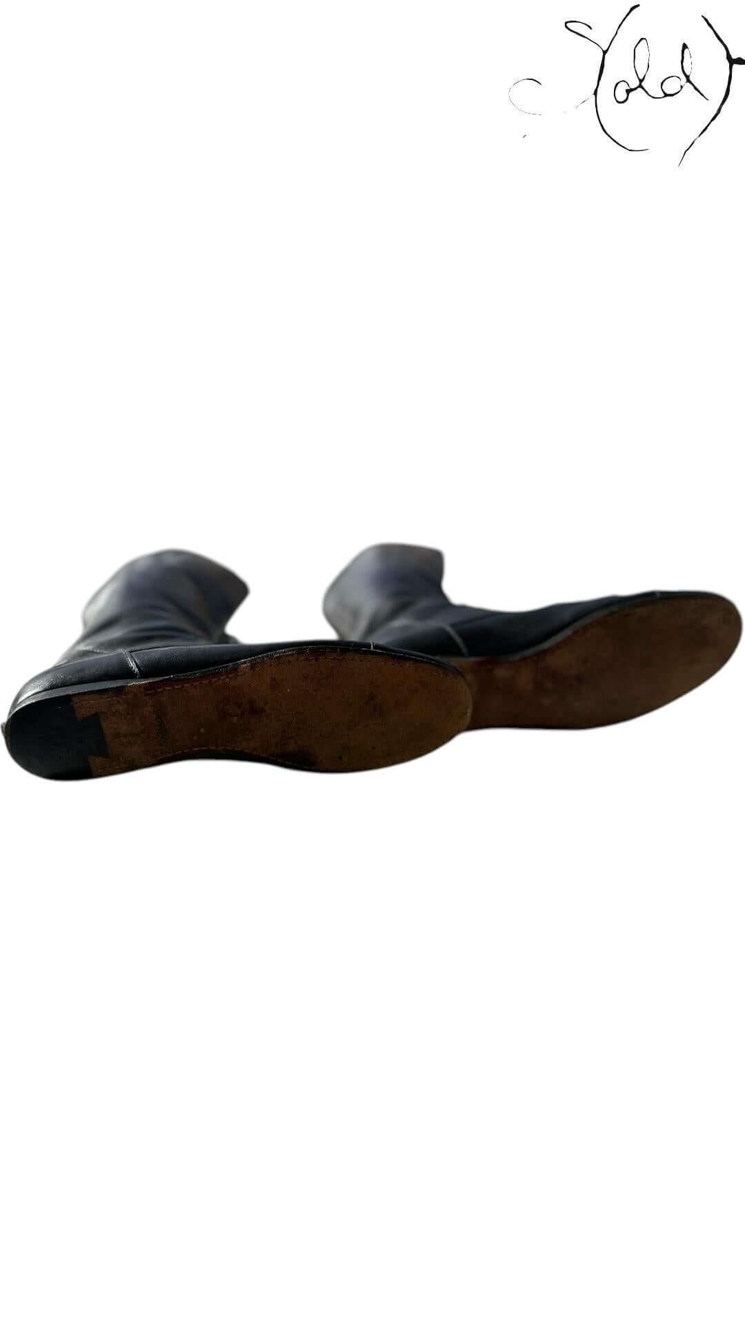 Miu Miu Leather Riding Boots – Equestrian Edge, Detail view | Sold Attire