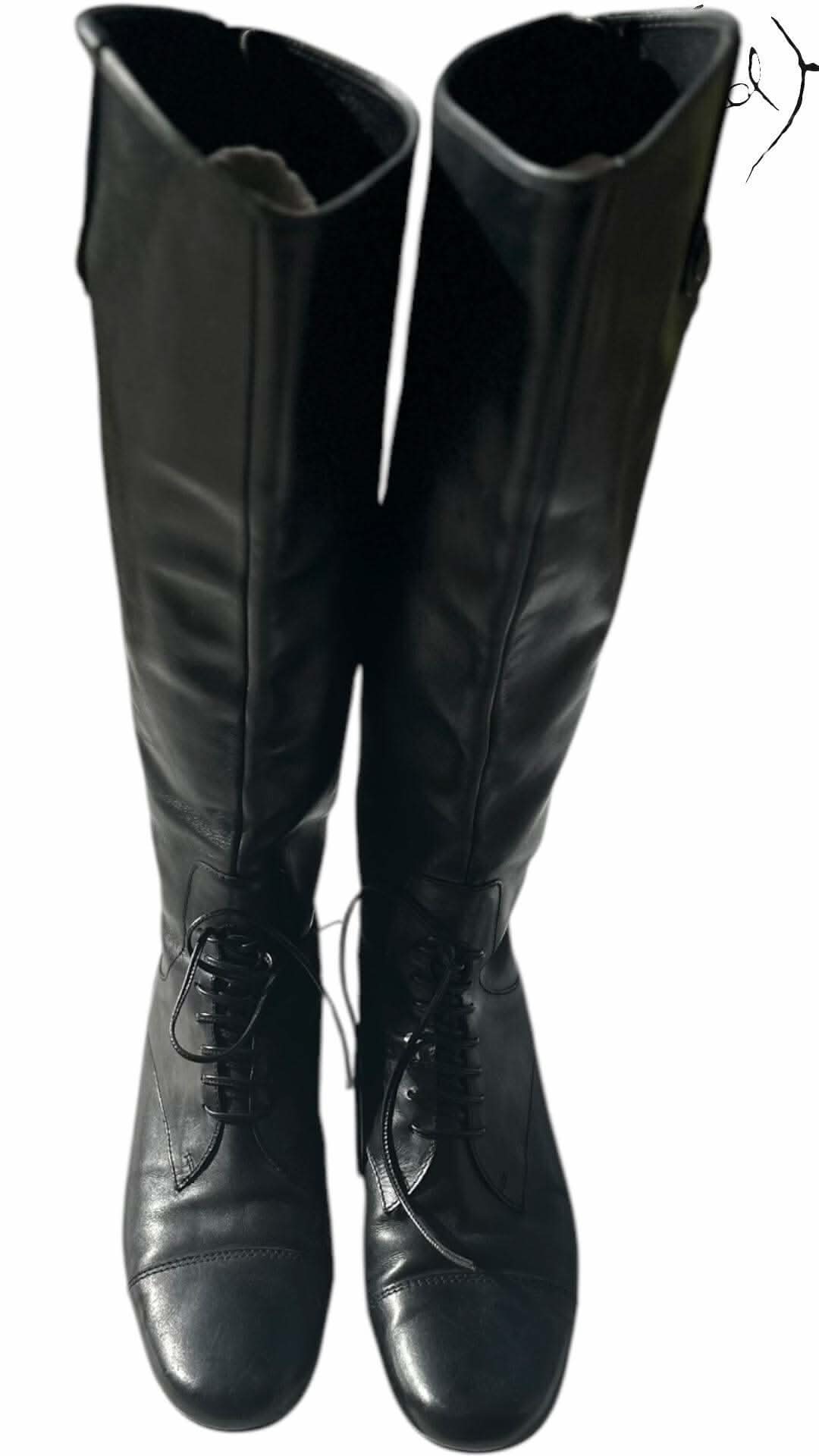 Miu Miu Leather Riding Boots – Equestrian Edge | Sold Attire - Sold Attire