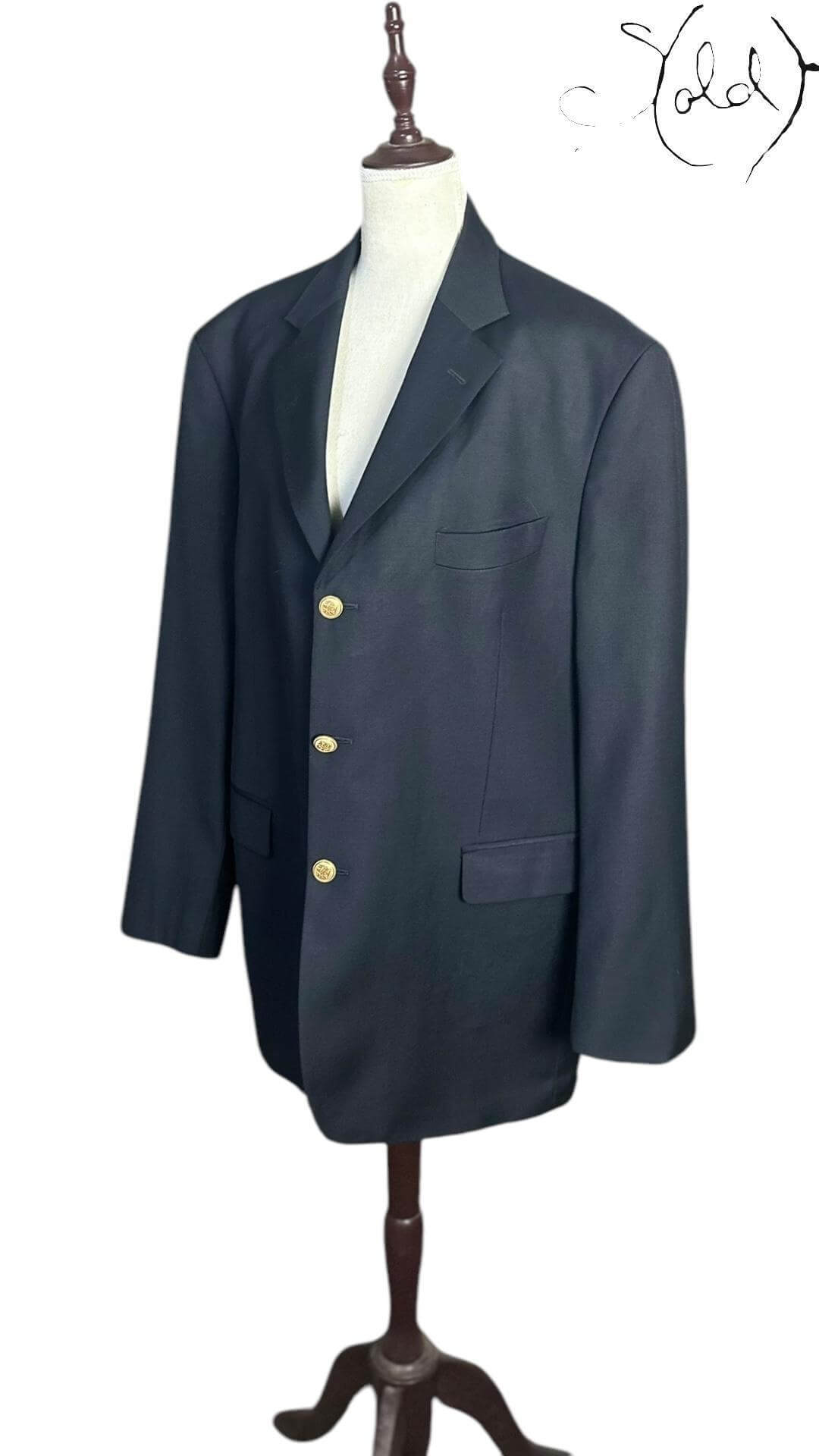 M&S New Wool Blazer – British Sartorial Excellence, Back view | Sold Attire
