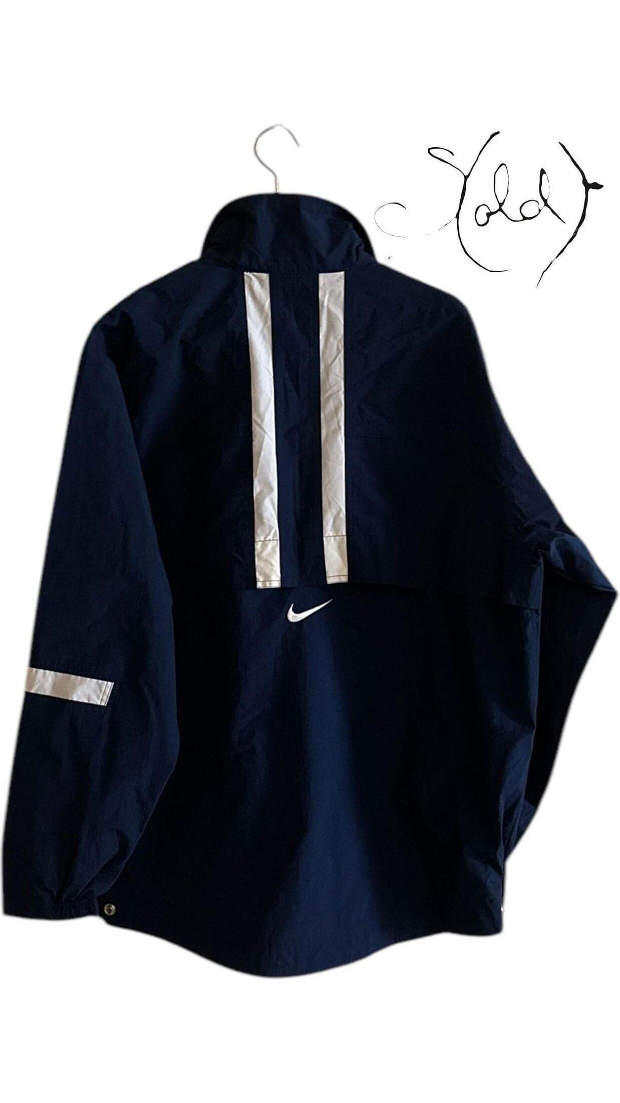 Navy Nike Anorak – Vintage Sports Cool, Back view | Sold Attire