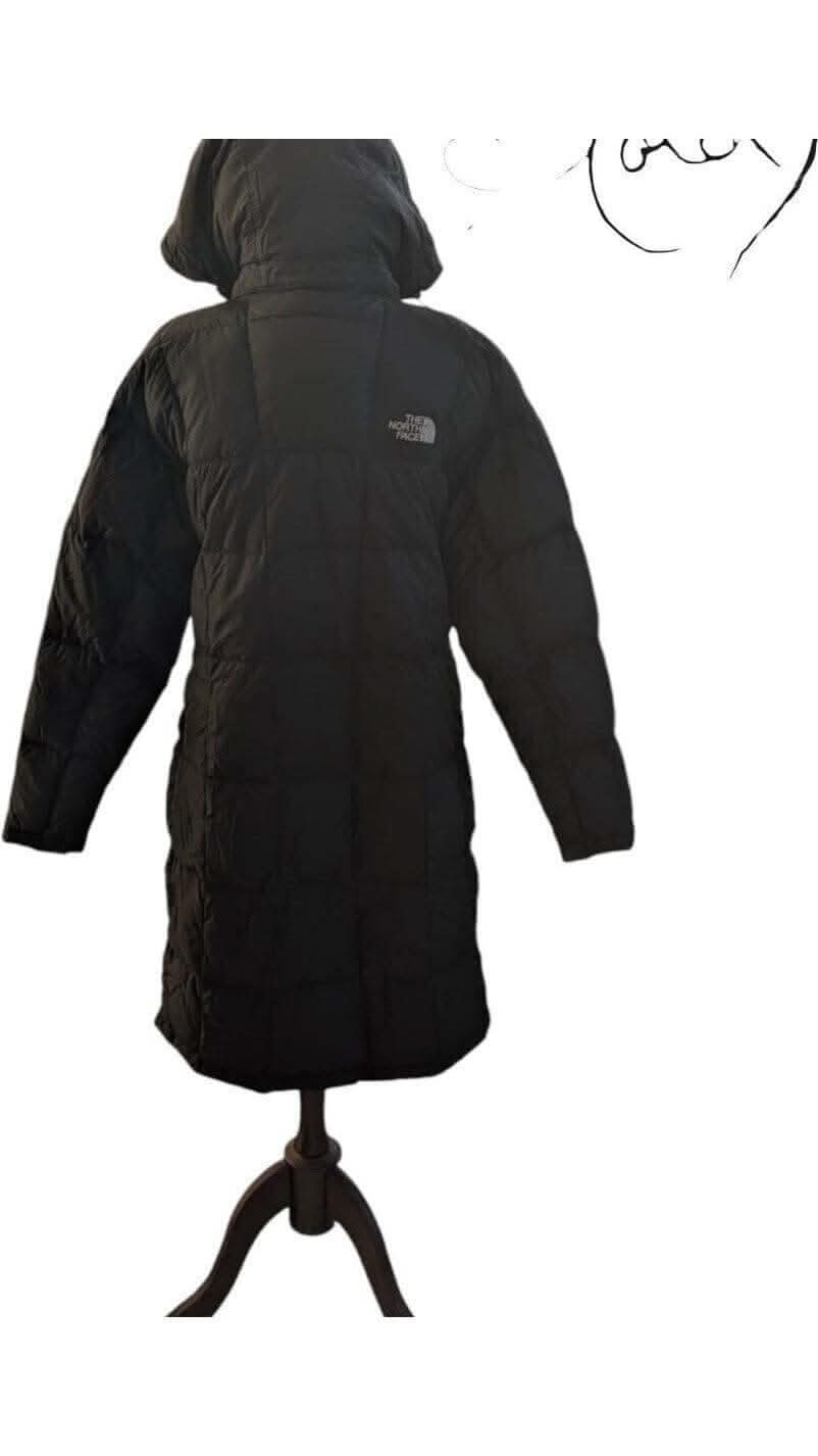 North Face Long Black Puffer Coat – 600 Fill