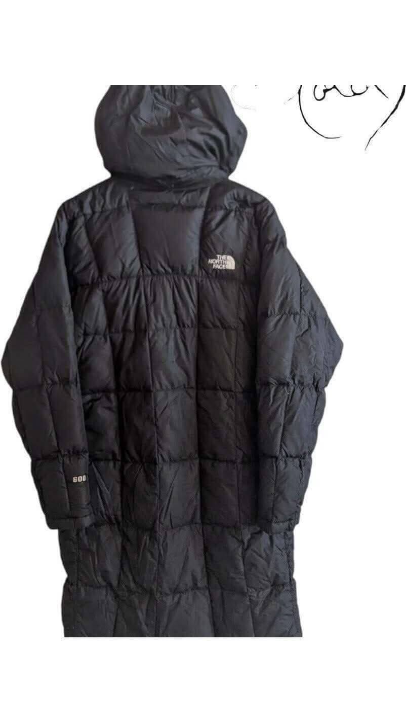 North Face Long Black Puffer Coat – 600 Fill