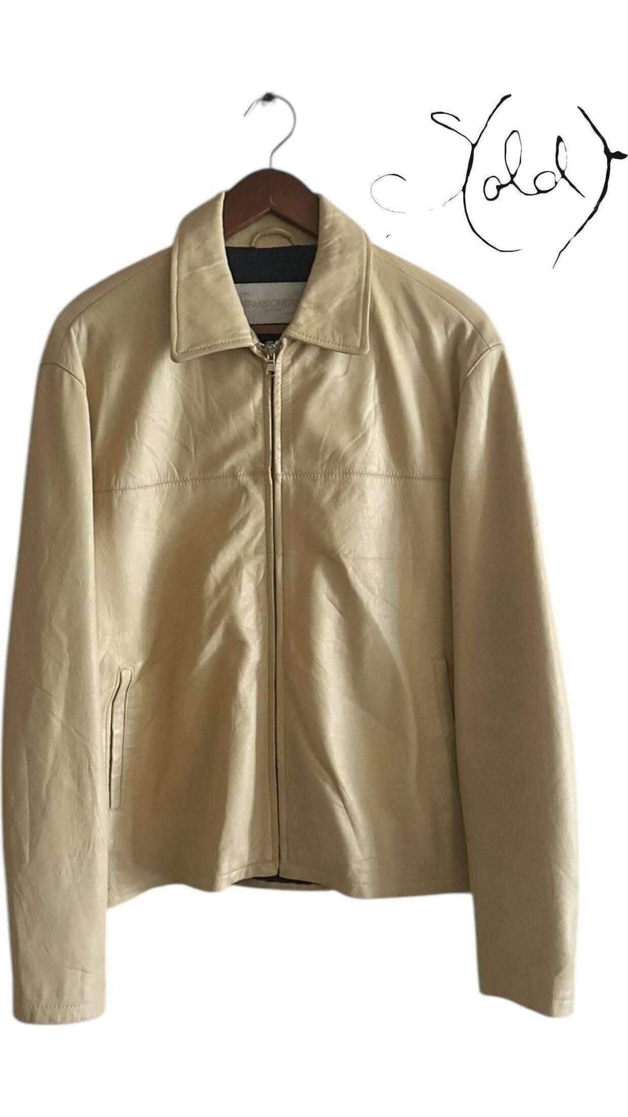 Oraffti Italian Leather Jacket - Sleek Vintage Style