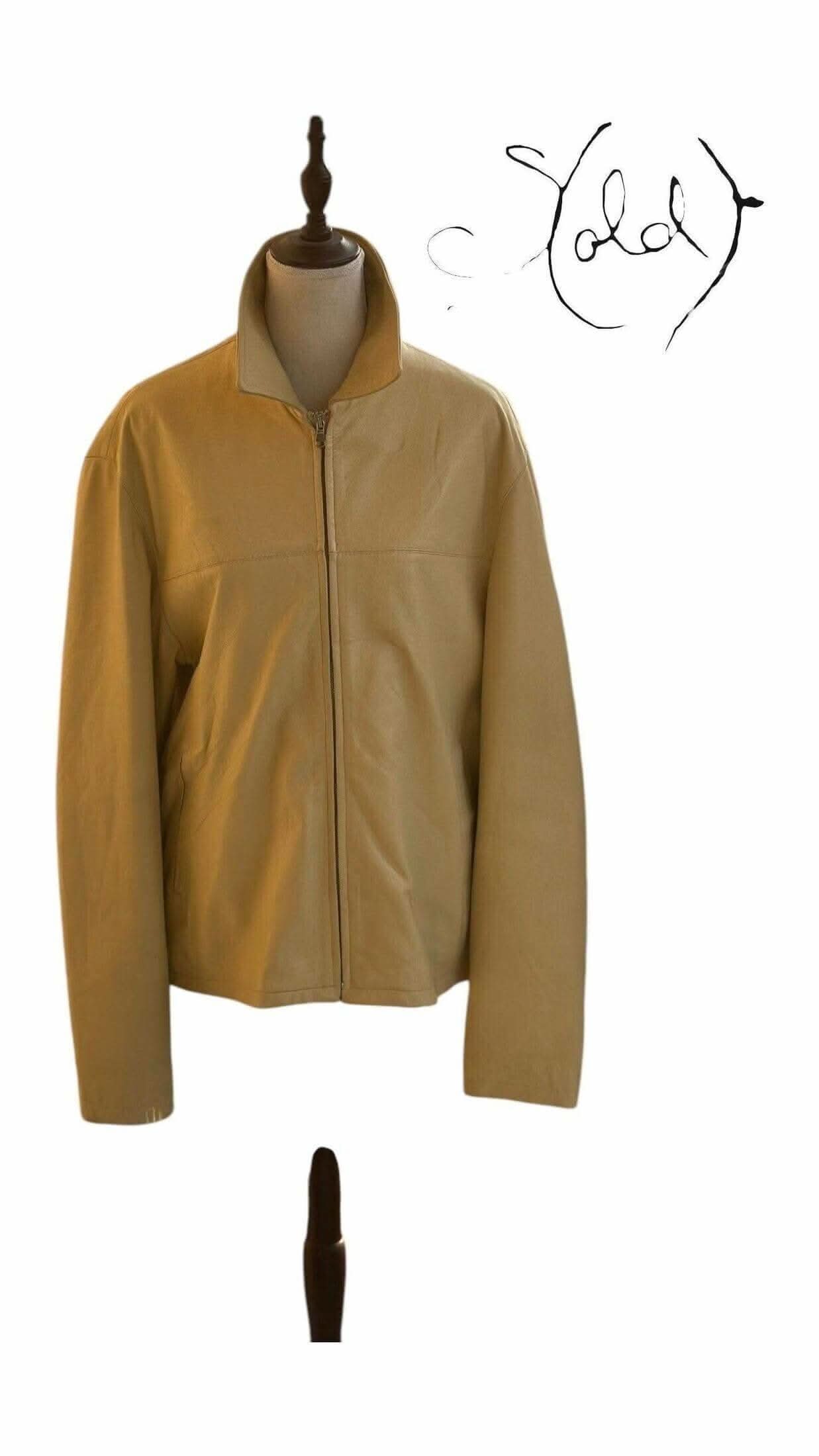 Oraffti Italian Leather Jacket - Sleek Vintage Style