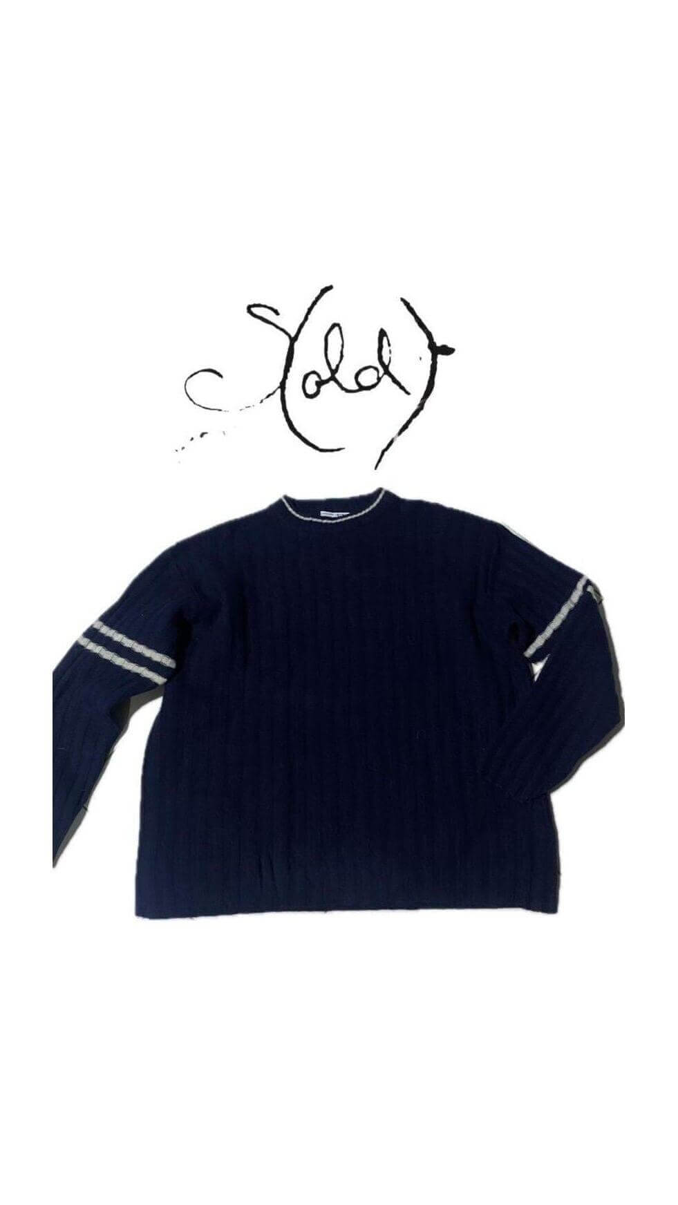 Pepe Jeans Ribbed Jumper - Vintage Style, Interior view | Sold Attire