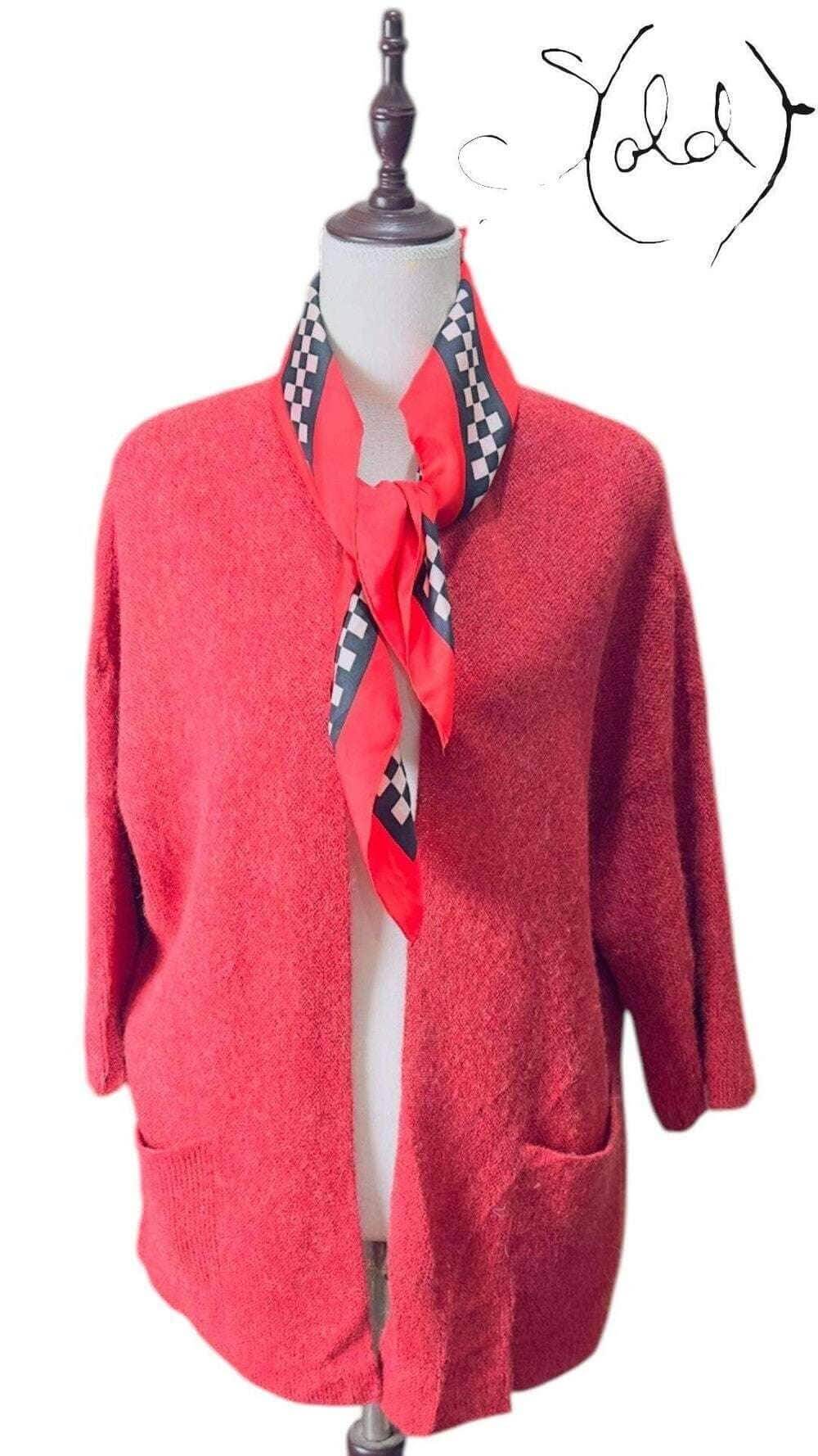Peruvian Connection Baby Alpaca Cardigan – Heritage Elegance, Detail view | Sold Attire