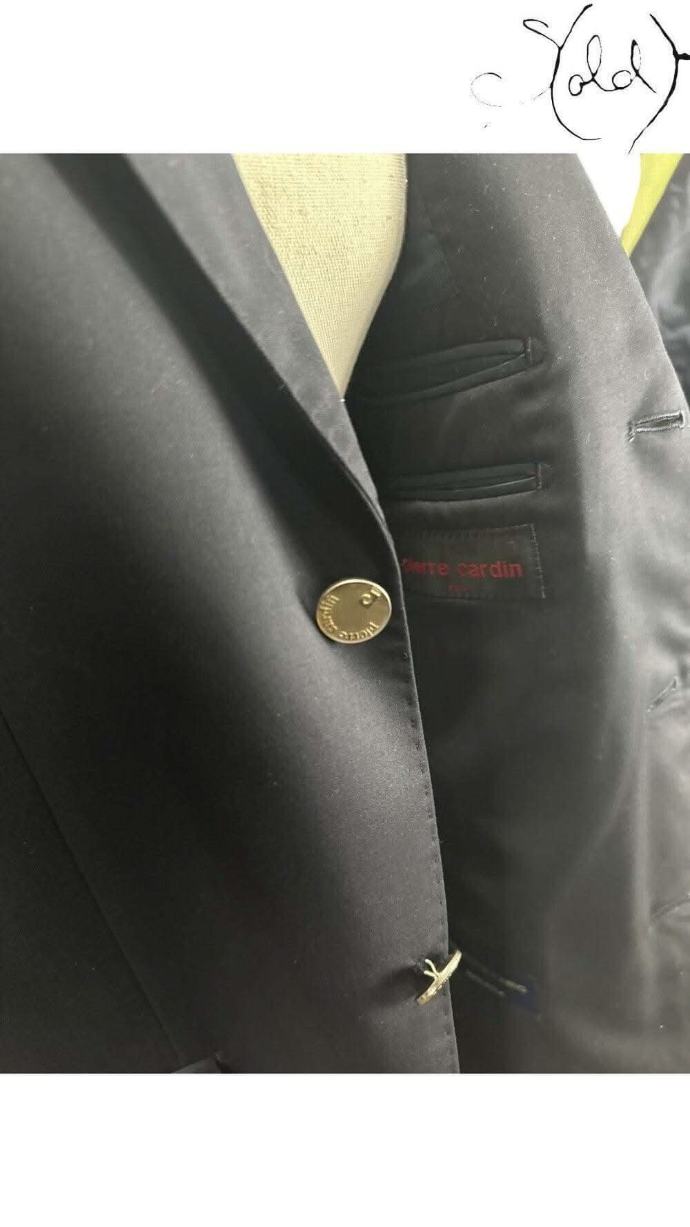 Pierre Cardin Silk-Wool Blazer – Classic Sartorial Perfection | Sold Attire