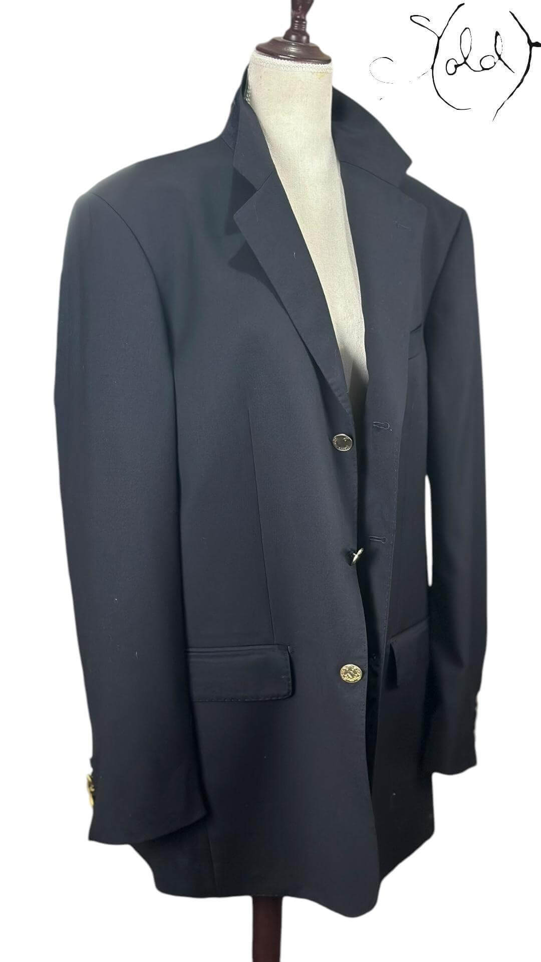 Pierre Cardin Silk-Wool Blazer – Classic Sartorial Perfection, Side view | Sold Attire