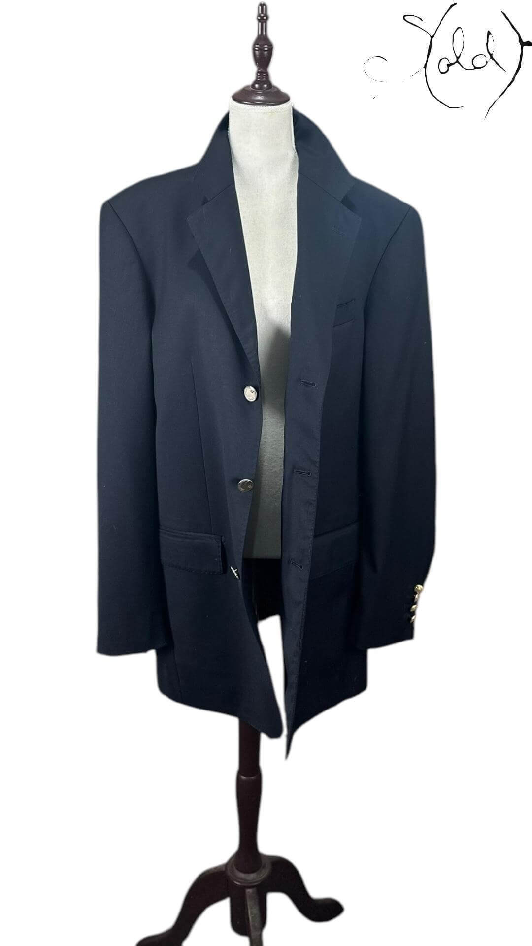 Pierre Cardin Silk-Wool Blazer – Classic Sartorial Perfection, Detail view | Sold Attire