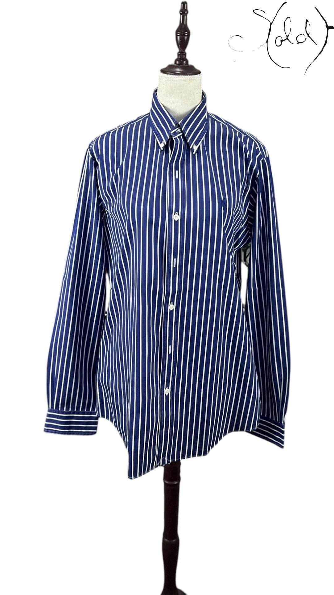 Polo Ralph Lauren Striped Shirt – Oxford Cotton Classic, Authenticated Pre-Owned | Sold Attire