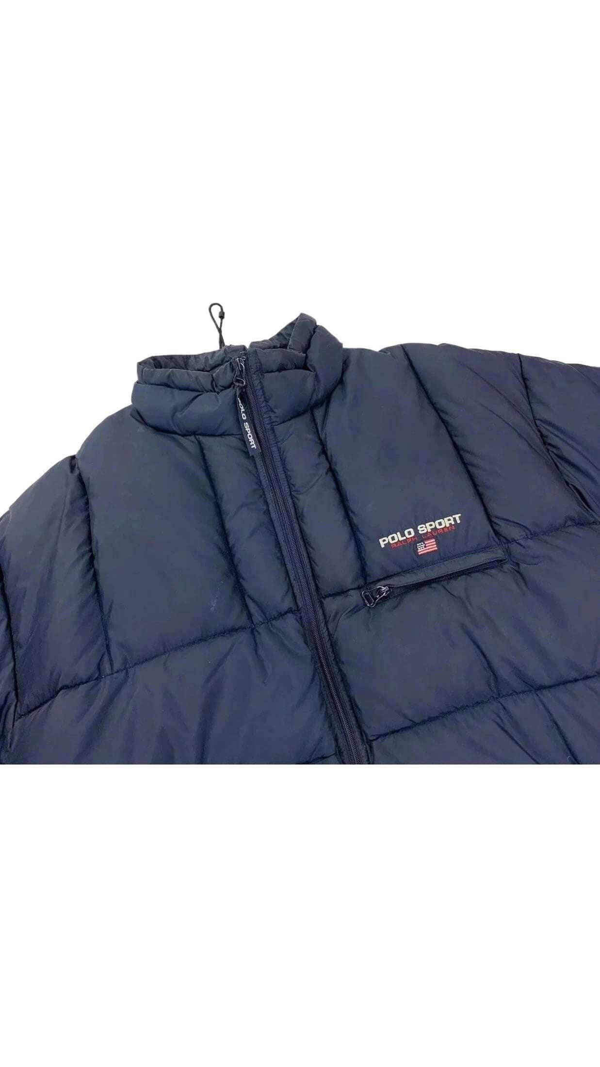Polo Sport Puffer Jacket - Navy Vintage Style, Interior view | Sold Attire