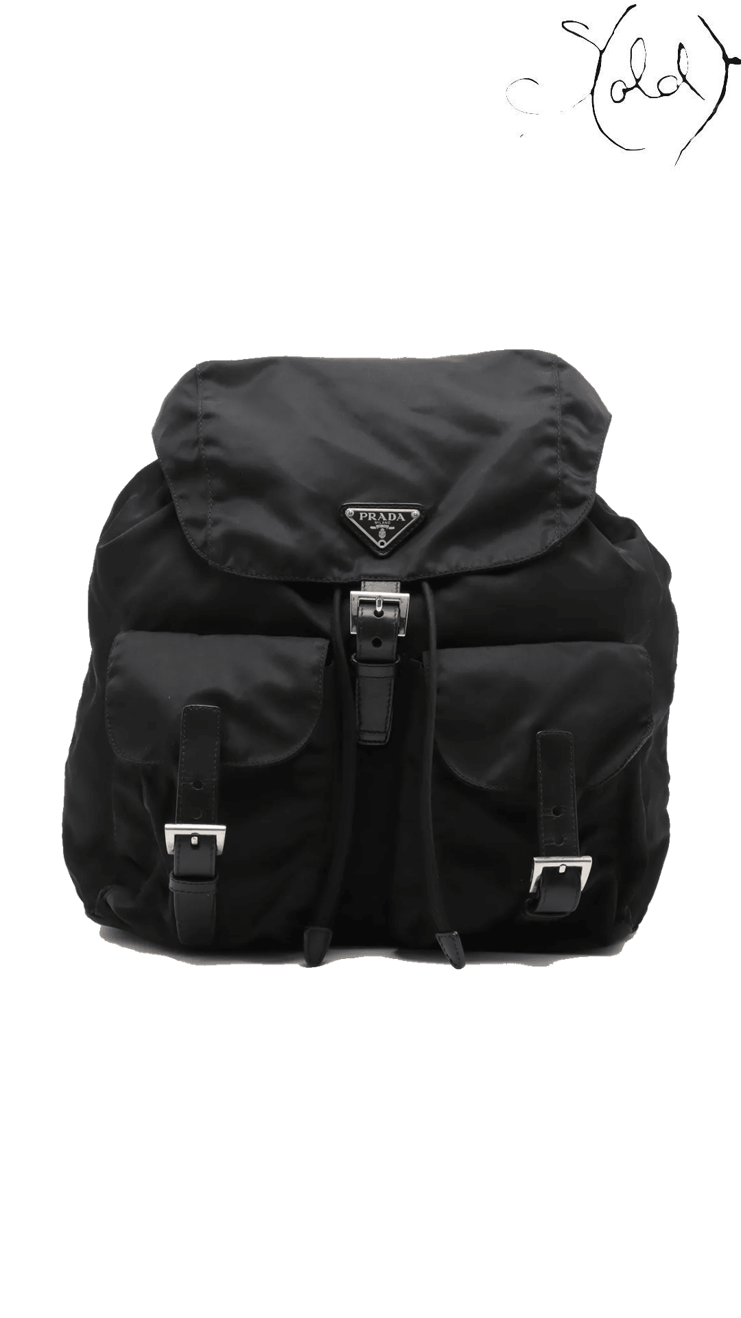 Prada Tessuto black nylon backpack - view 1