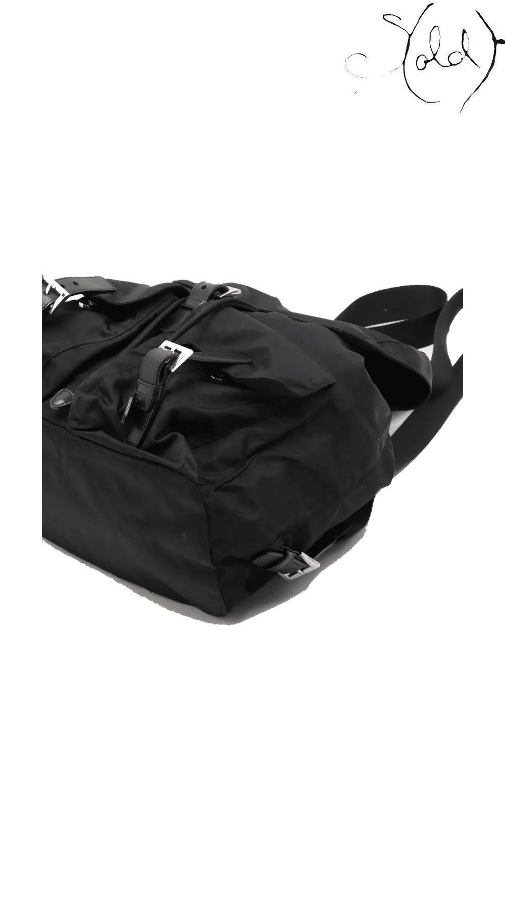 Prada Tessuto black nylon backpack - view 3