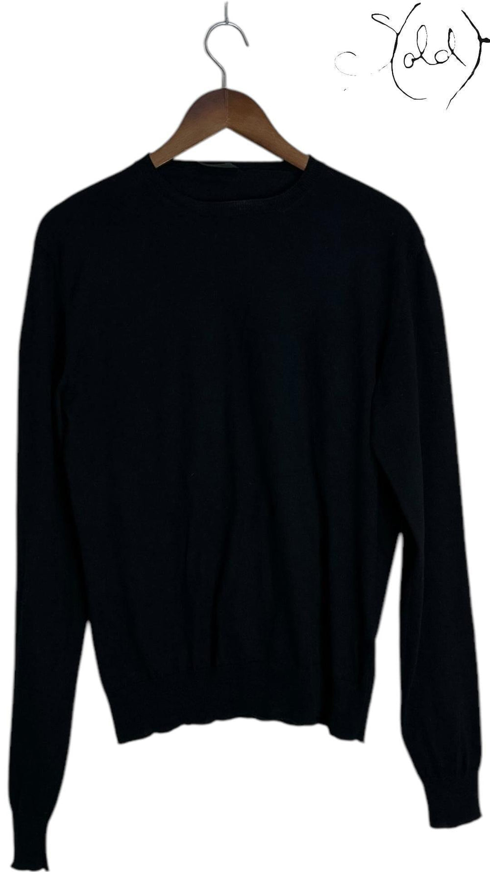Prada Lightweight Cotton Sweater – Vintage Quiet Luxury, Side view | Sold Attire