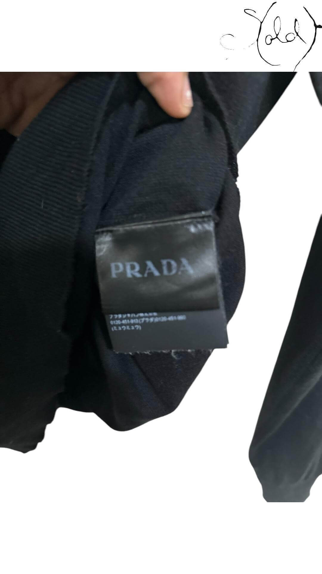 Prada Lightweight Cotton Sweater – Vintage Quiet Luxury, Base view | Sold Attire