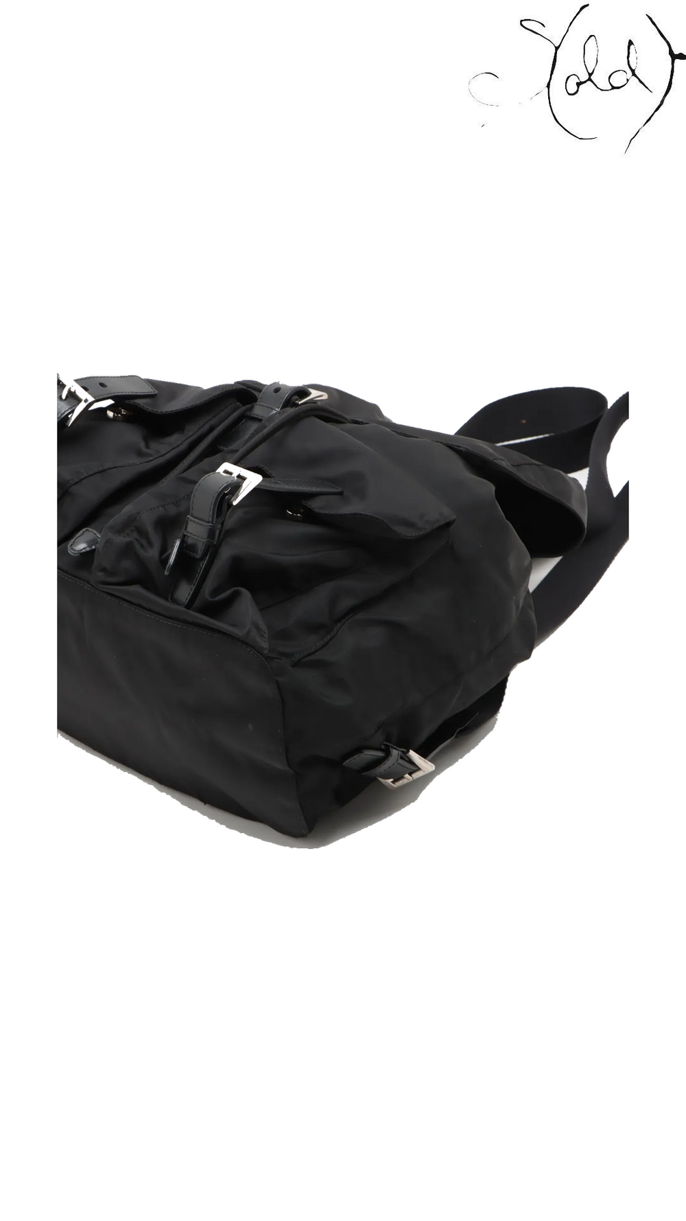 Prada Tessuto black nylon backpack - view 3