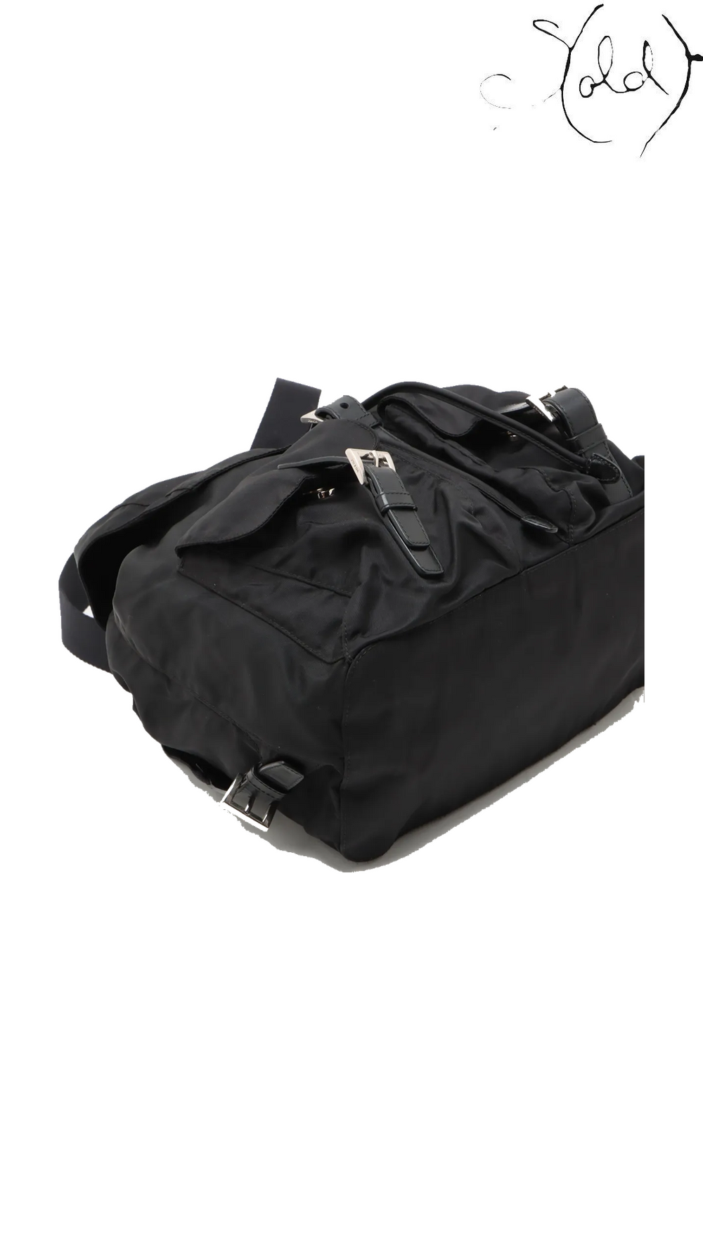Prada Tessuto black nylon backpack - view 4