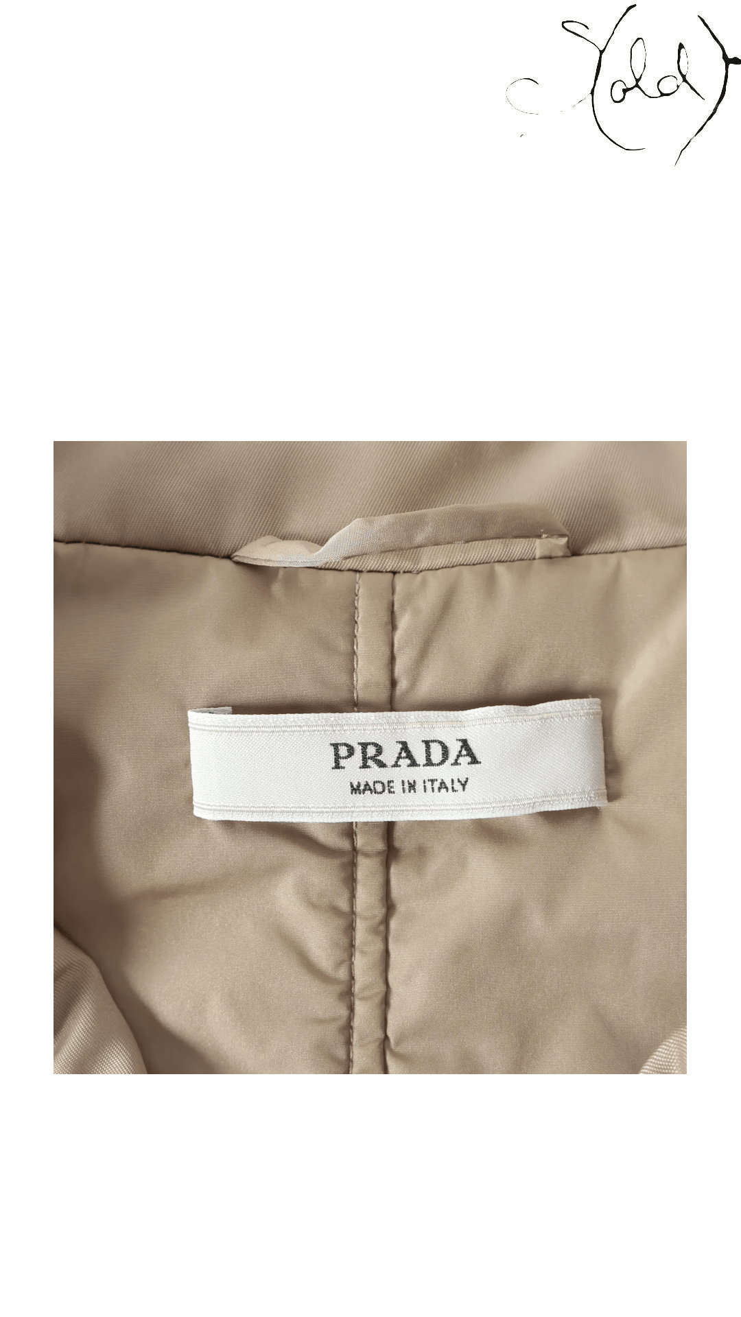 Prada 2007 Nylon Belted Trench Coat Size 44 - view 6