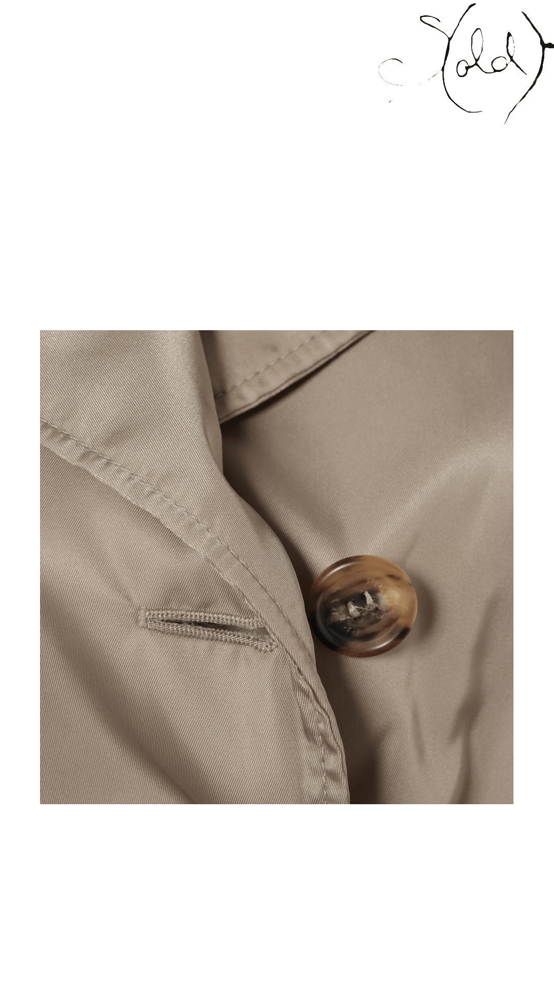 Prada 2007 Nylon Belted Trench Coat Size 44 - view 3