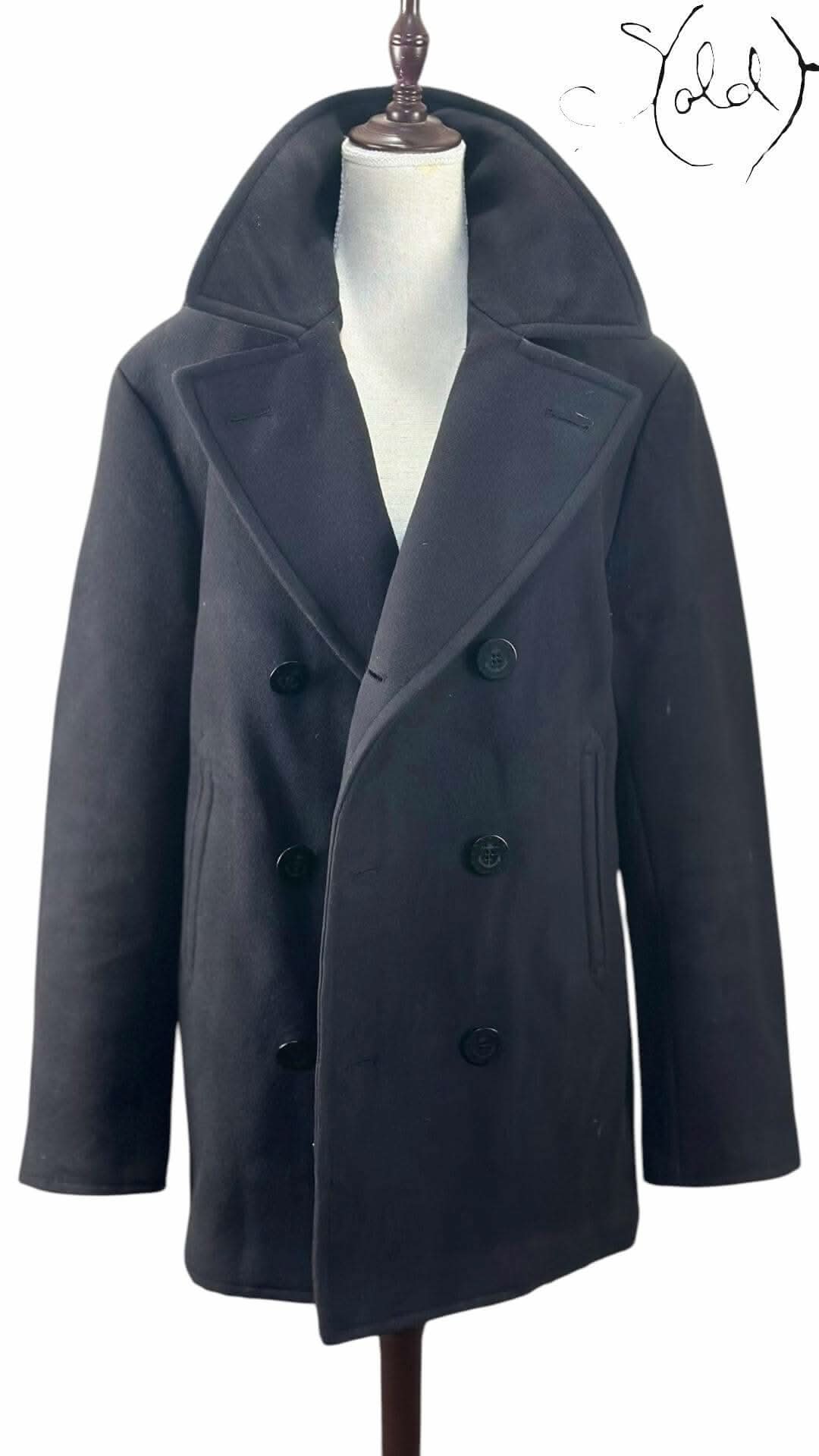 Ralph Lauren Melton Peacoat – Naval Precision | Sold Attire