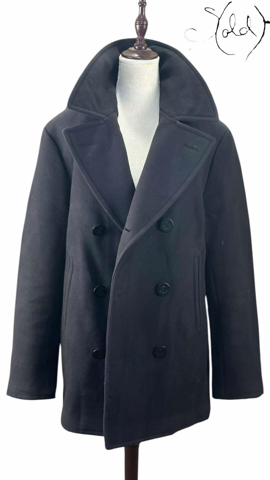 Ralph Lauren Melton Peacoat – Naval Precision | Sold Attire