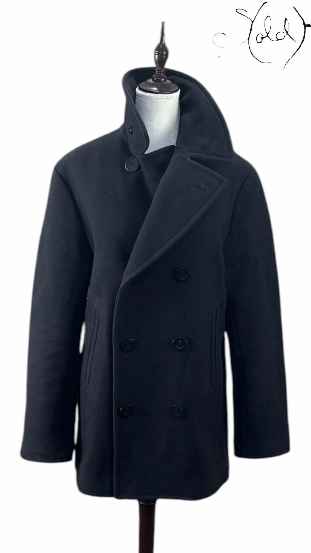 Ralph Lauren Melton Peacoat – Naval Precision | Sold Attire
