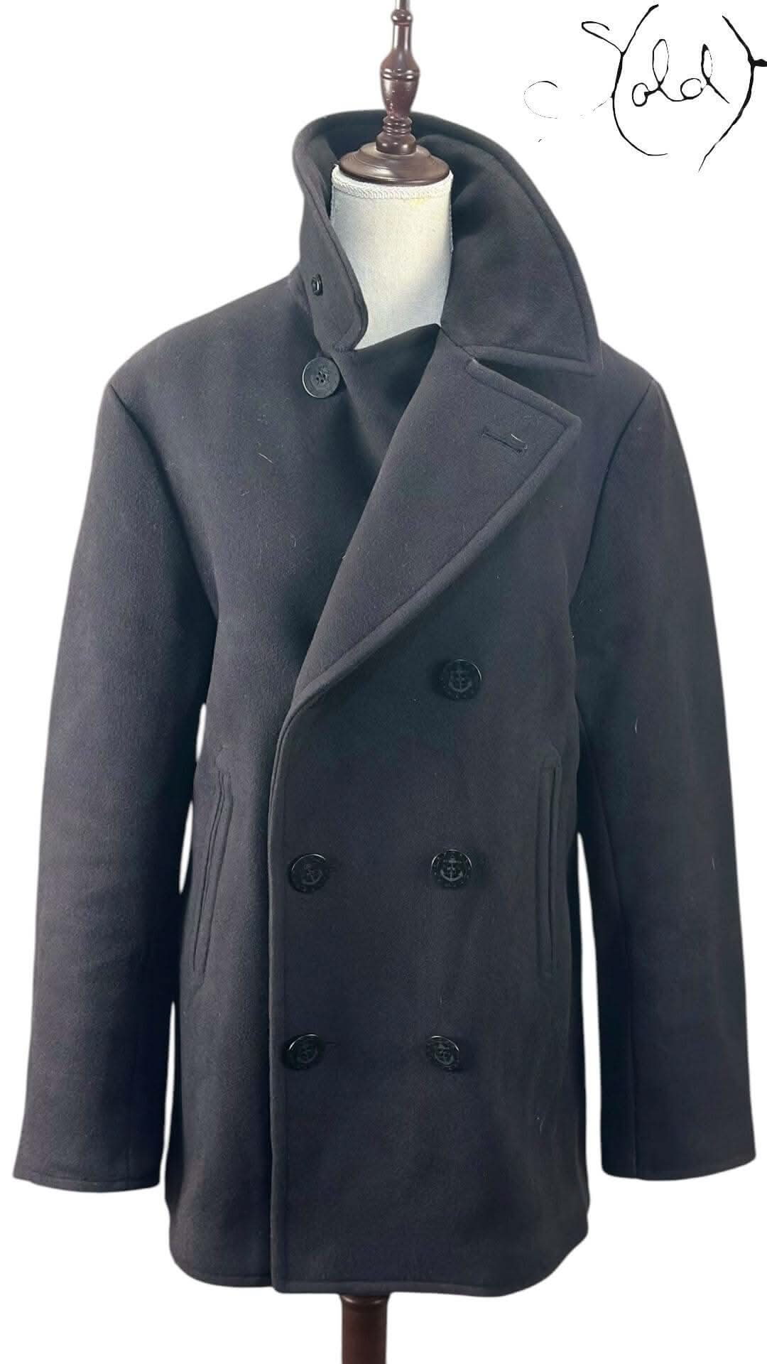 Ralph Lauren Melton Peacoat – Naval Precision | Sold Attire