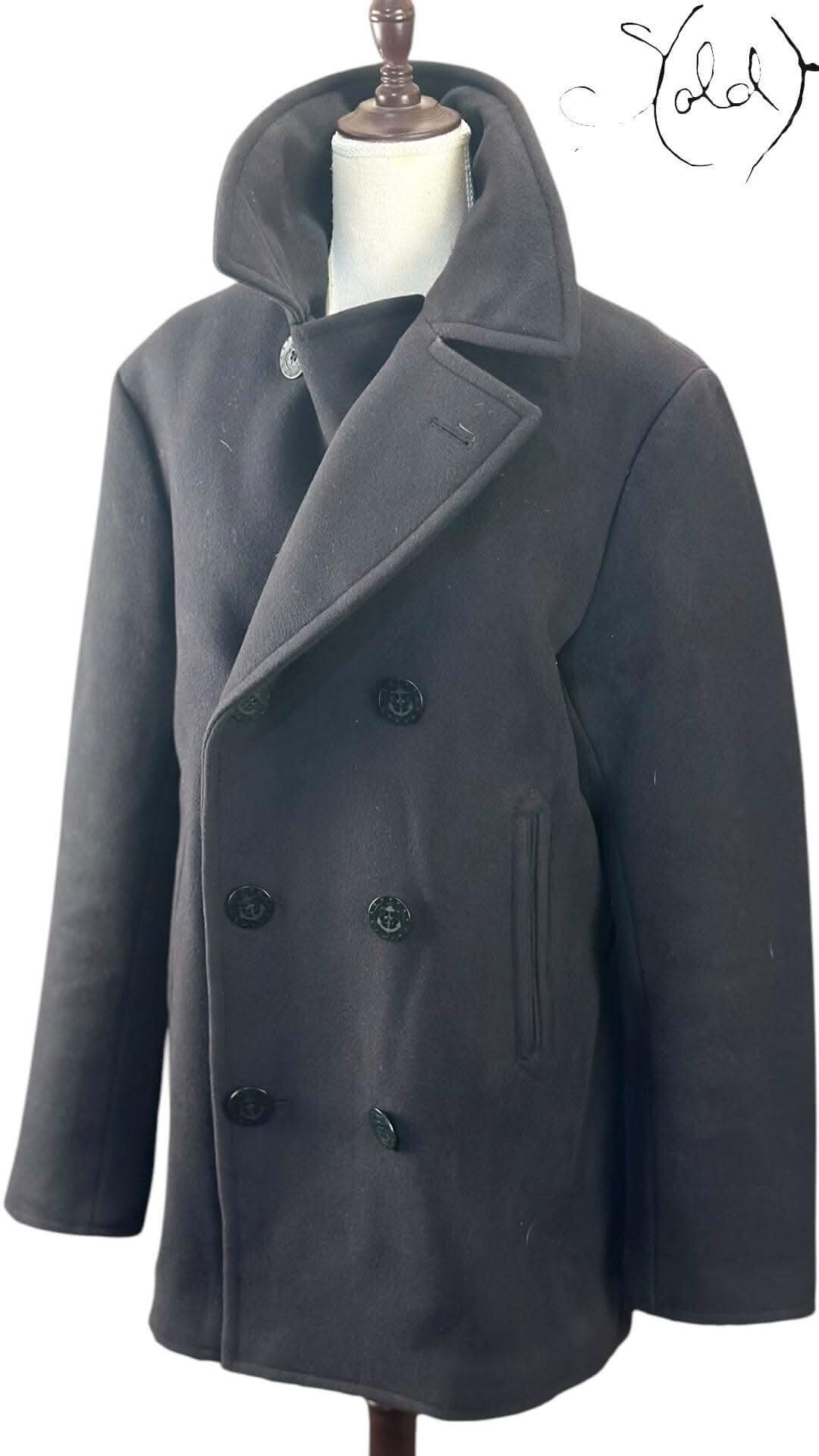 Ralph Lauren Melton Peacoat – Naval Precision | Sold Attire