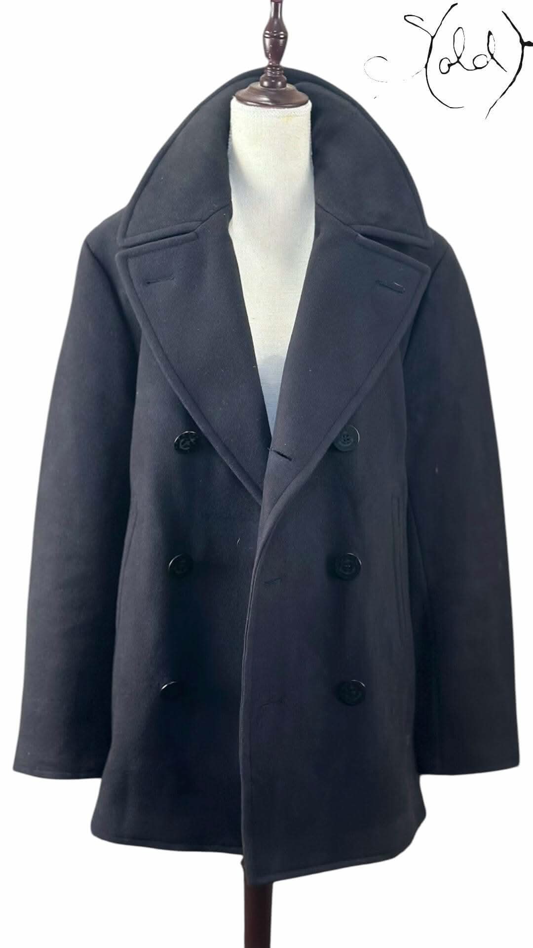 Ralph Lauren Melton Peacoat – Naval Precision | Sold Attire