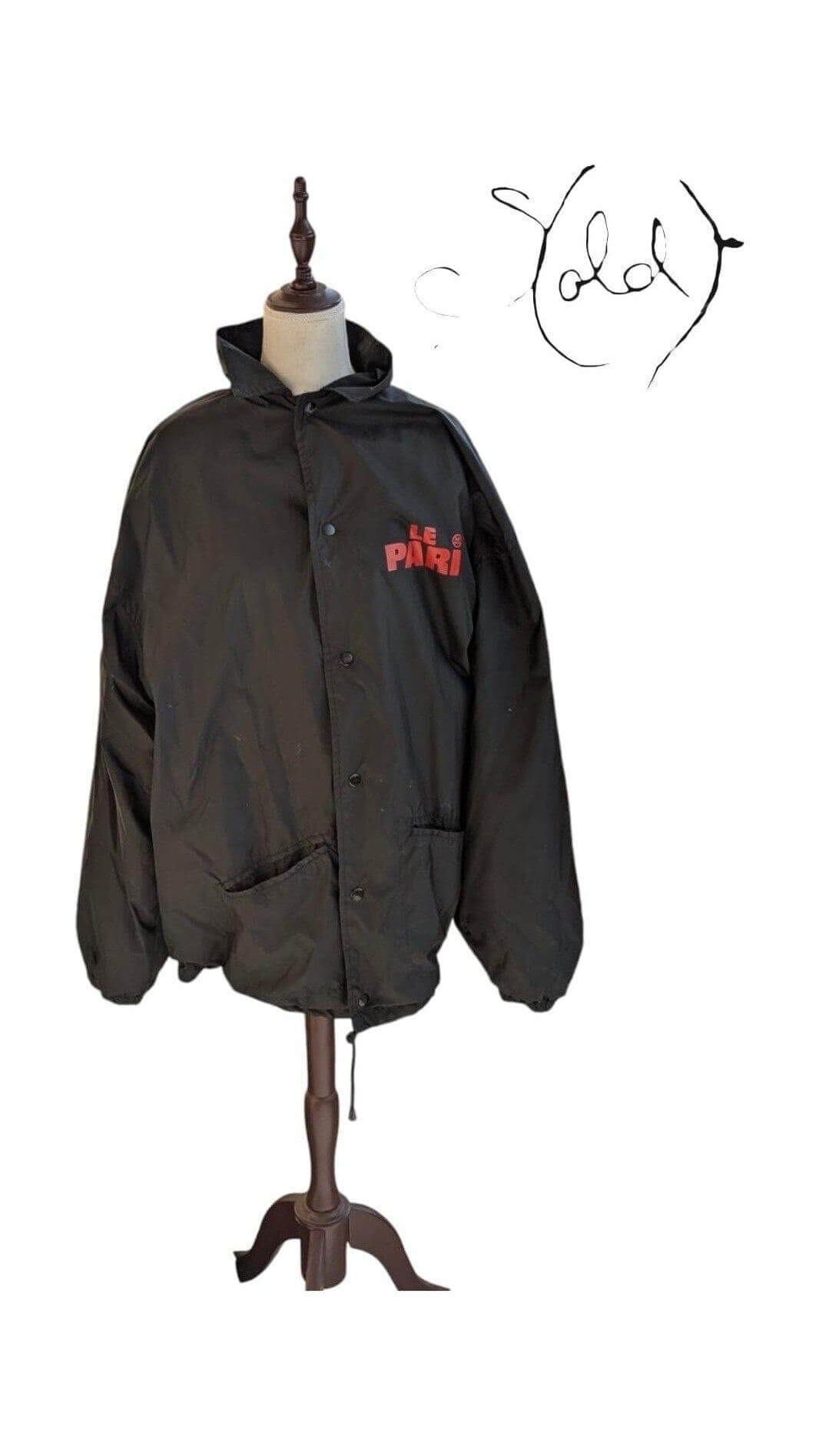 Rare Vintage Le Pari Coach Jacket – XL, Interior view | Sold Attire