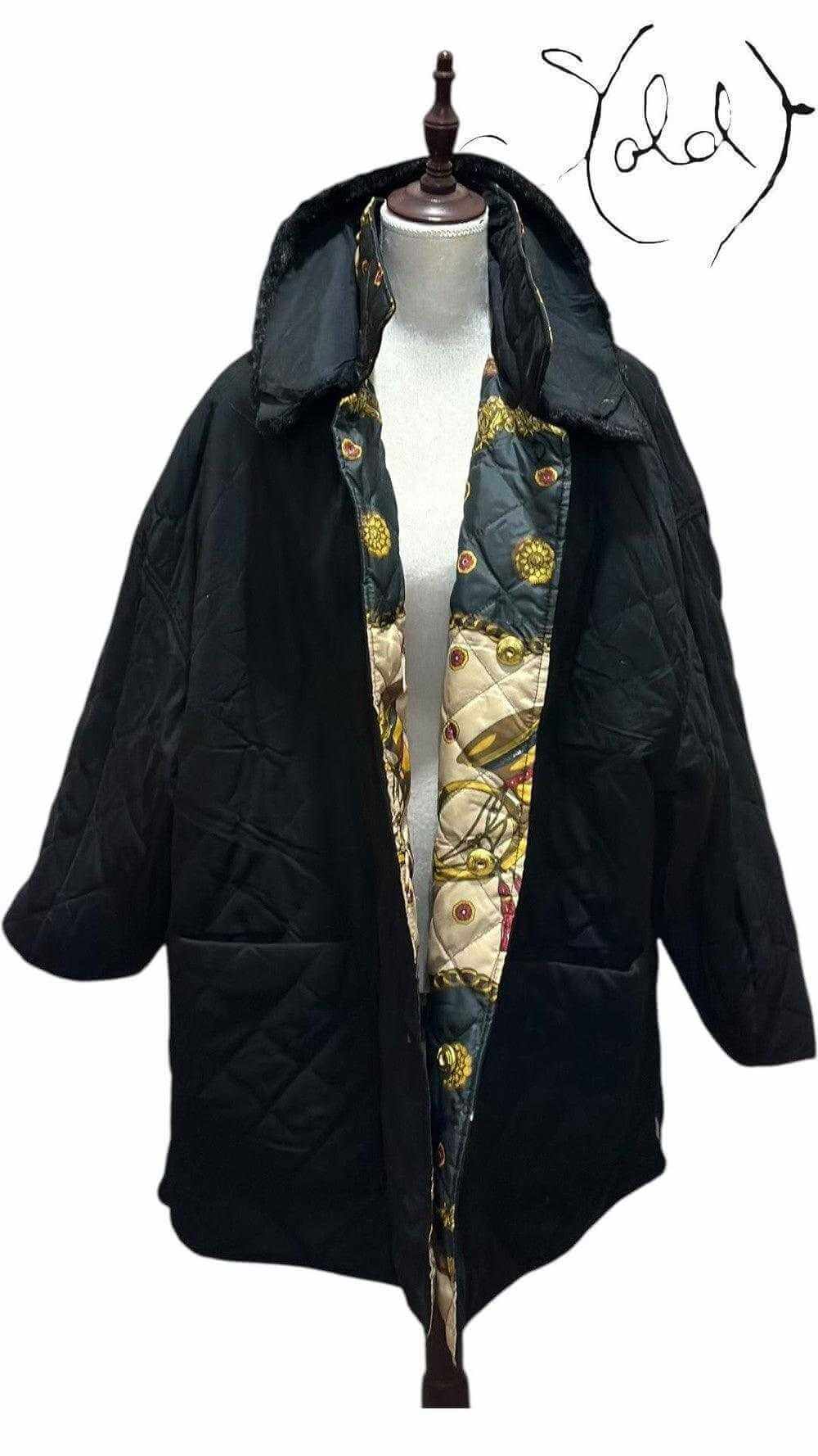Reversible Baroque Vintage Jacket – Double the Style, Interior view | Sold Attire