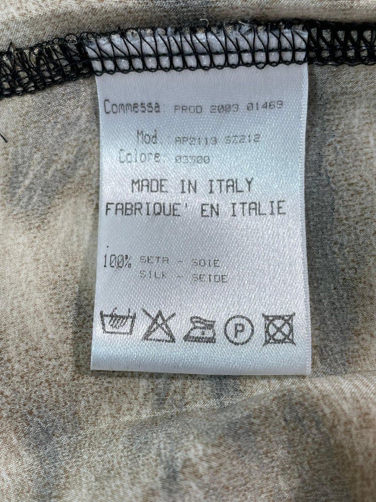 Roberto Cavalli gawn variant_title Roberto Cavalli 2003 Silk Leopard Chain Gown | Sold Attire