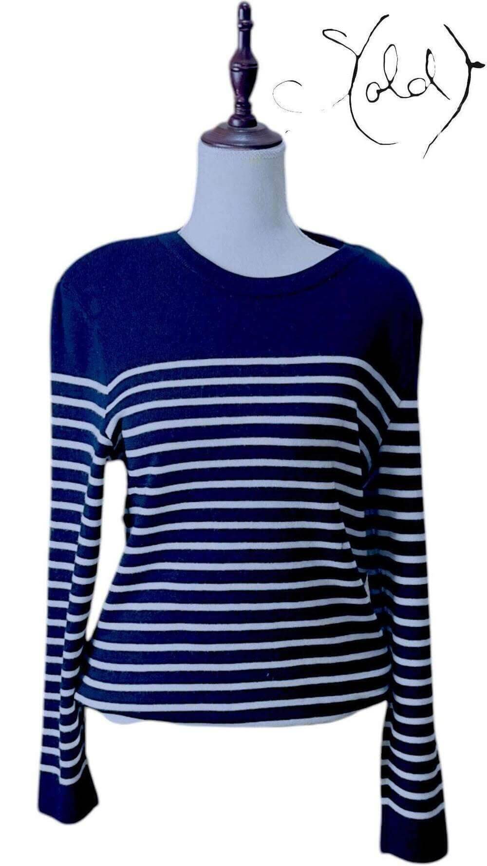 Saint James Atelier Wool Sweater – French Nautical Chic, Back view | Sold Attire