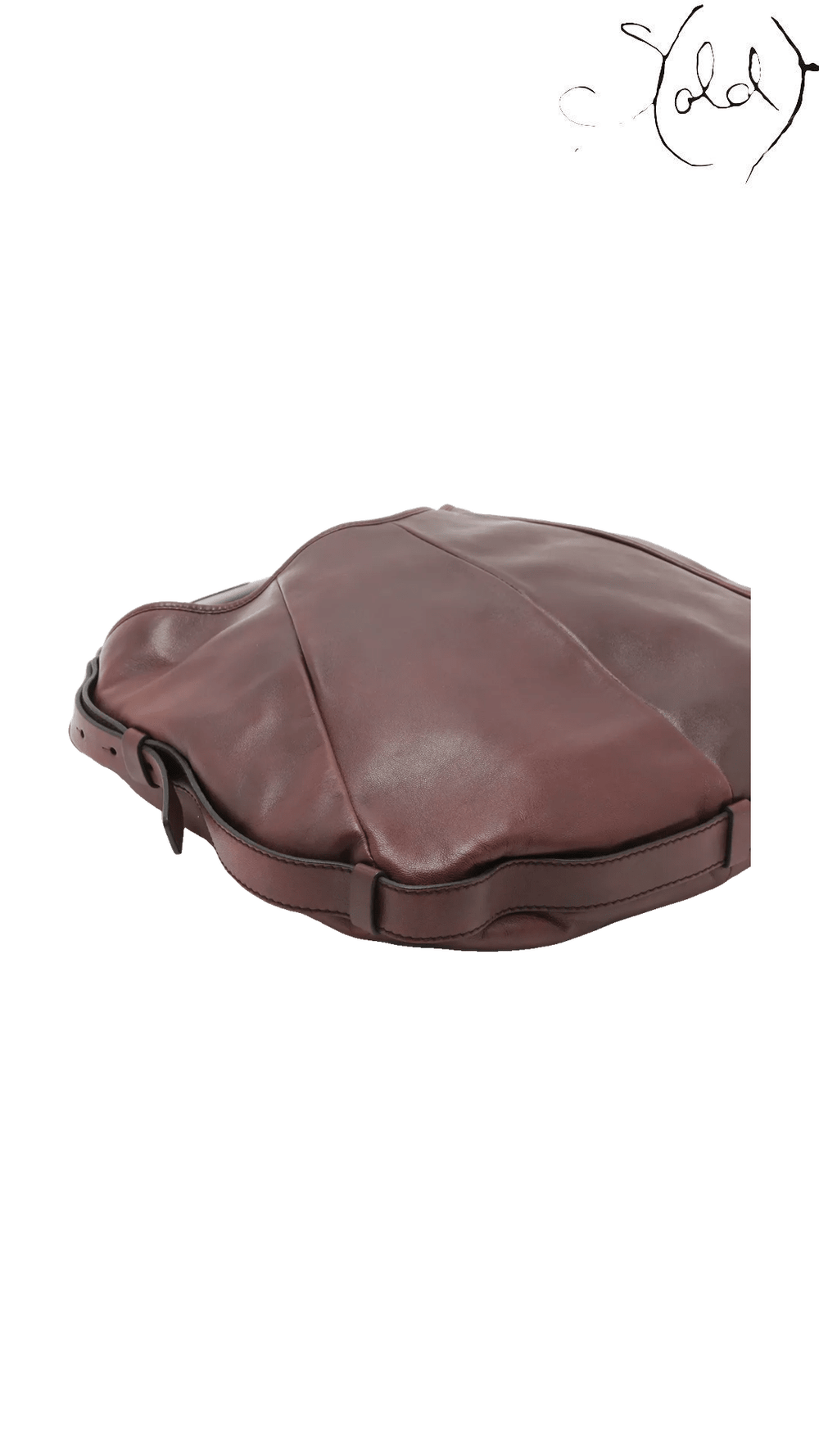 Saint Laurent Vintage Mombasa Brown Horn Bag 95361 view 4